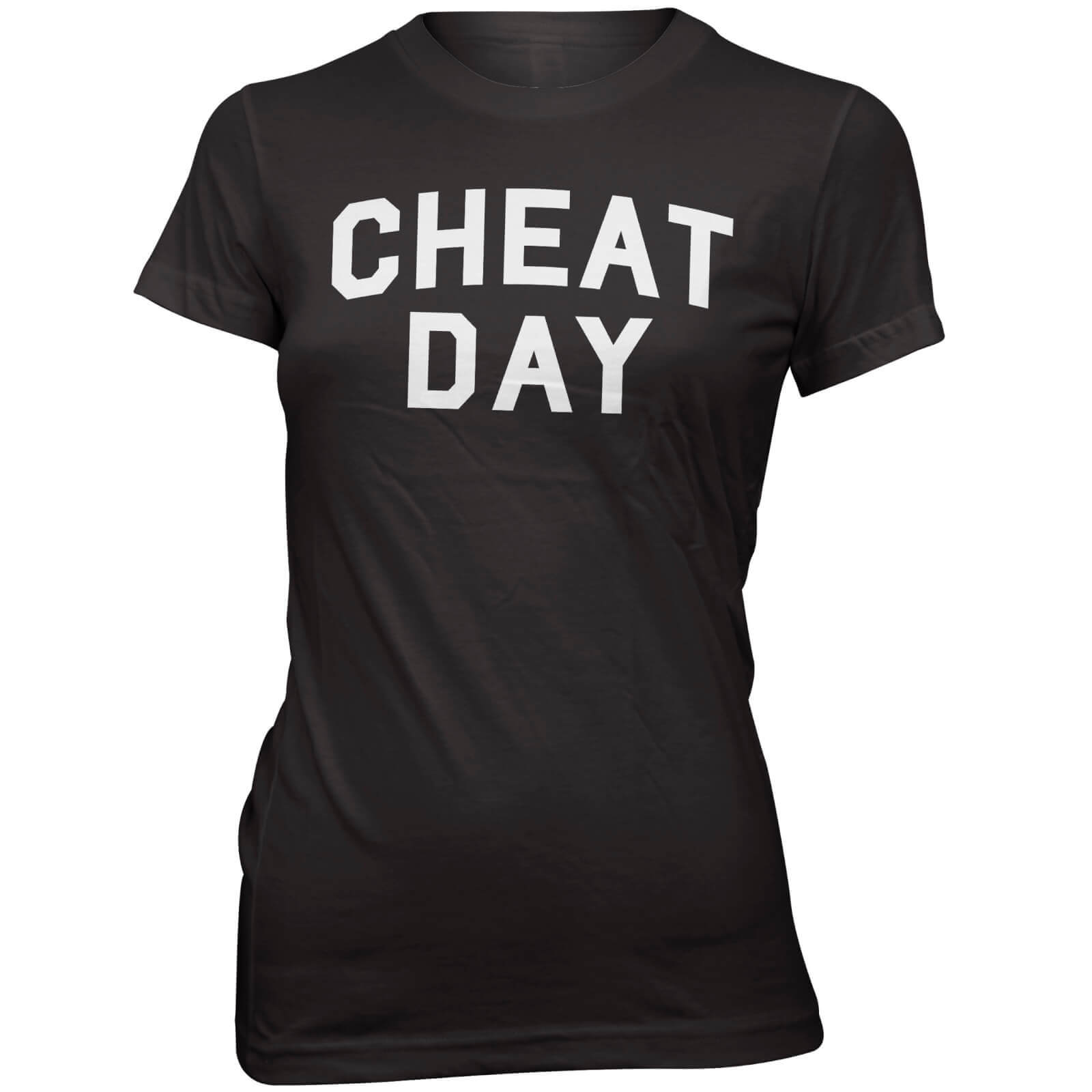 Cheat Day Women's Slogan T-Shirt - S - Black