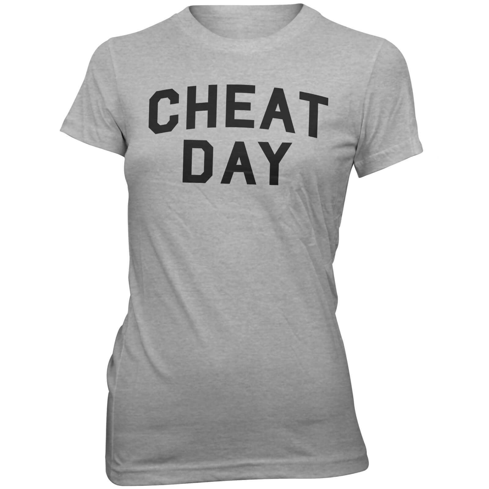 Cheat Day Women's Slogan T-Shirt - S - Grey