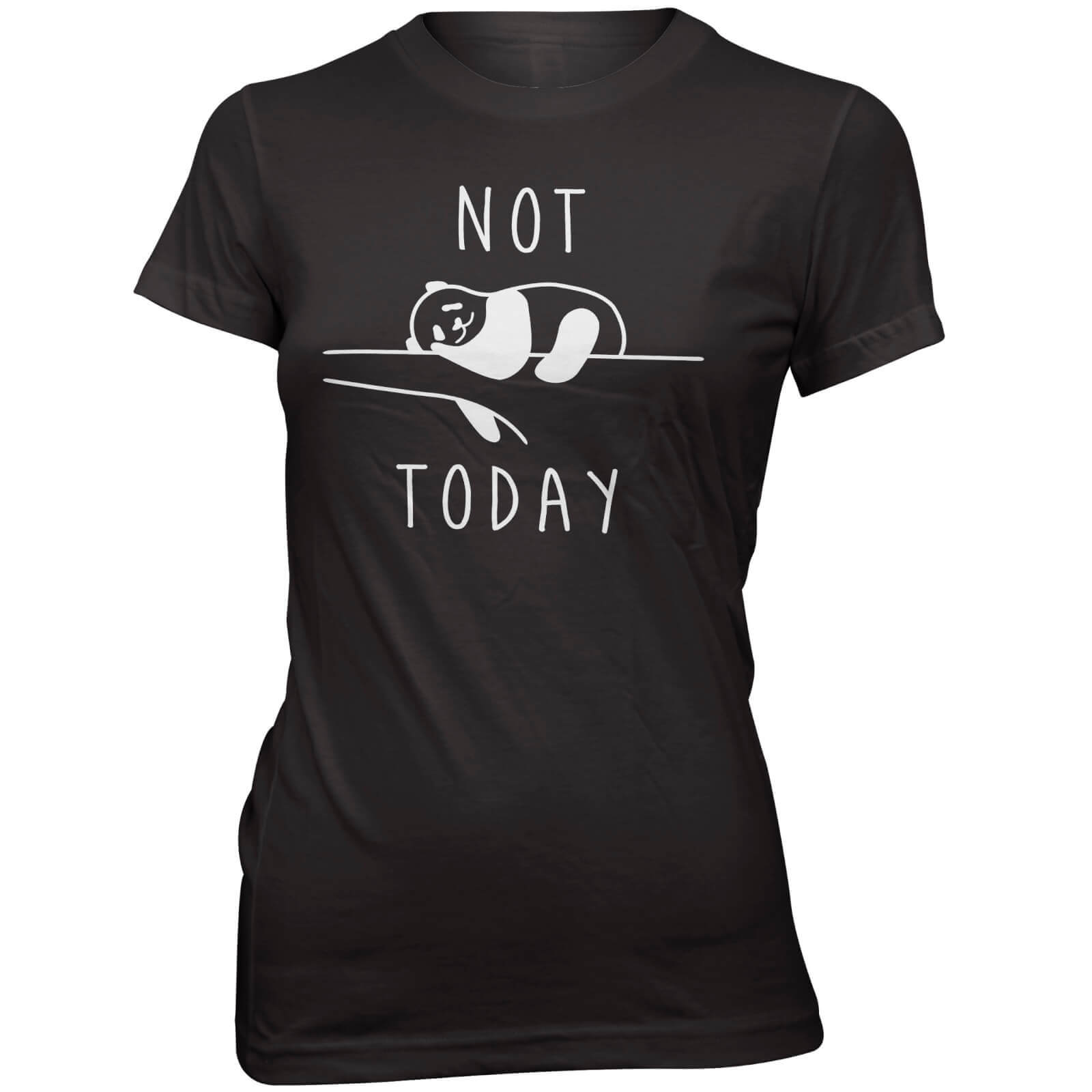 Not Today Panda Women's Slogan T-Shirt - S