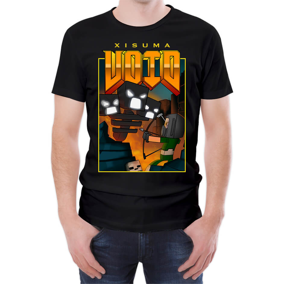 Image of Xisuma DoomVoid II Wither On Earth Black T-Shirt - L