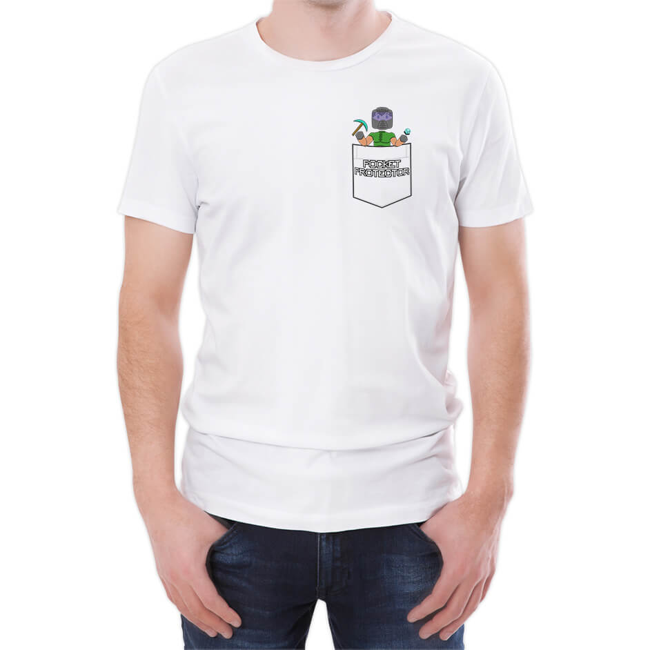 Xisuma Pocket Protector White T-Shirt - S - Bianco