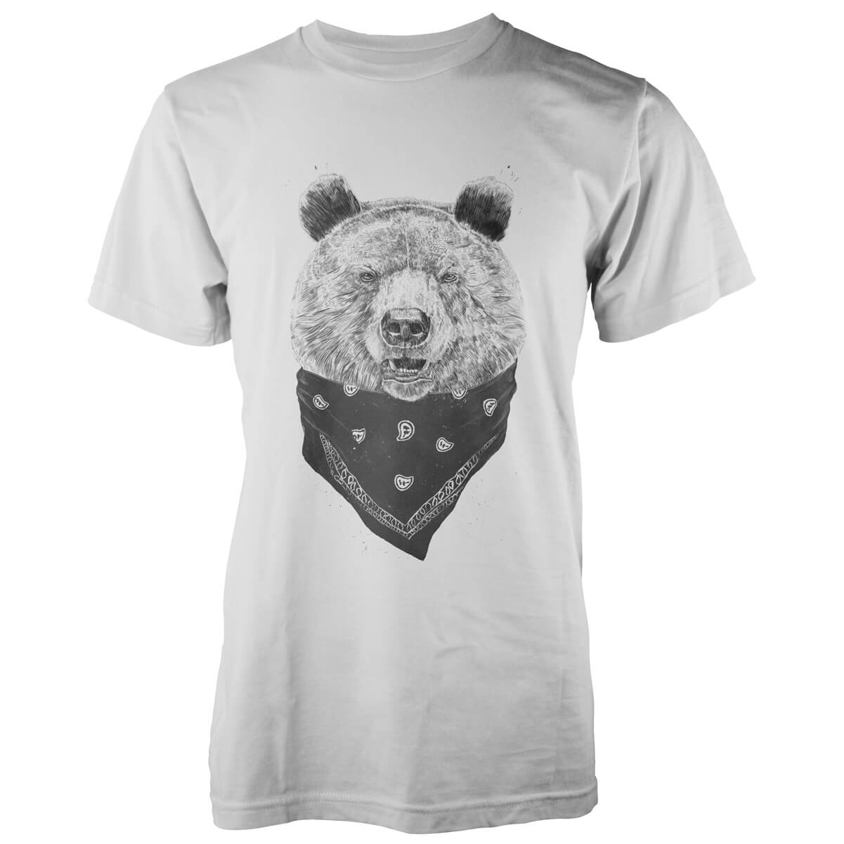 Balazs Solti Wild Bear White T-Shirt - S - White