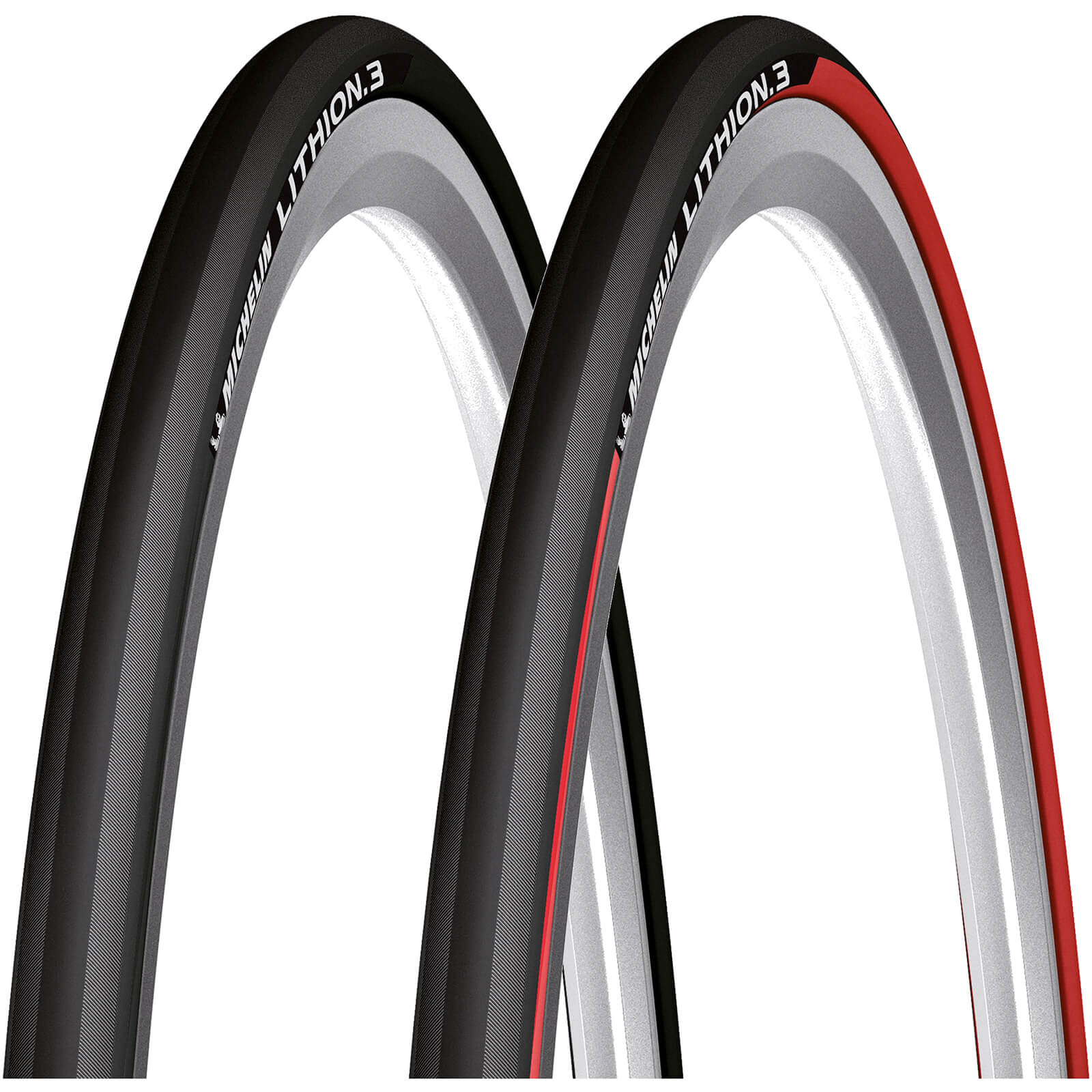 Michelin Lithion 3 Faltreifen - 700c x 23mm - Rot