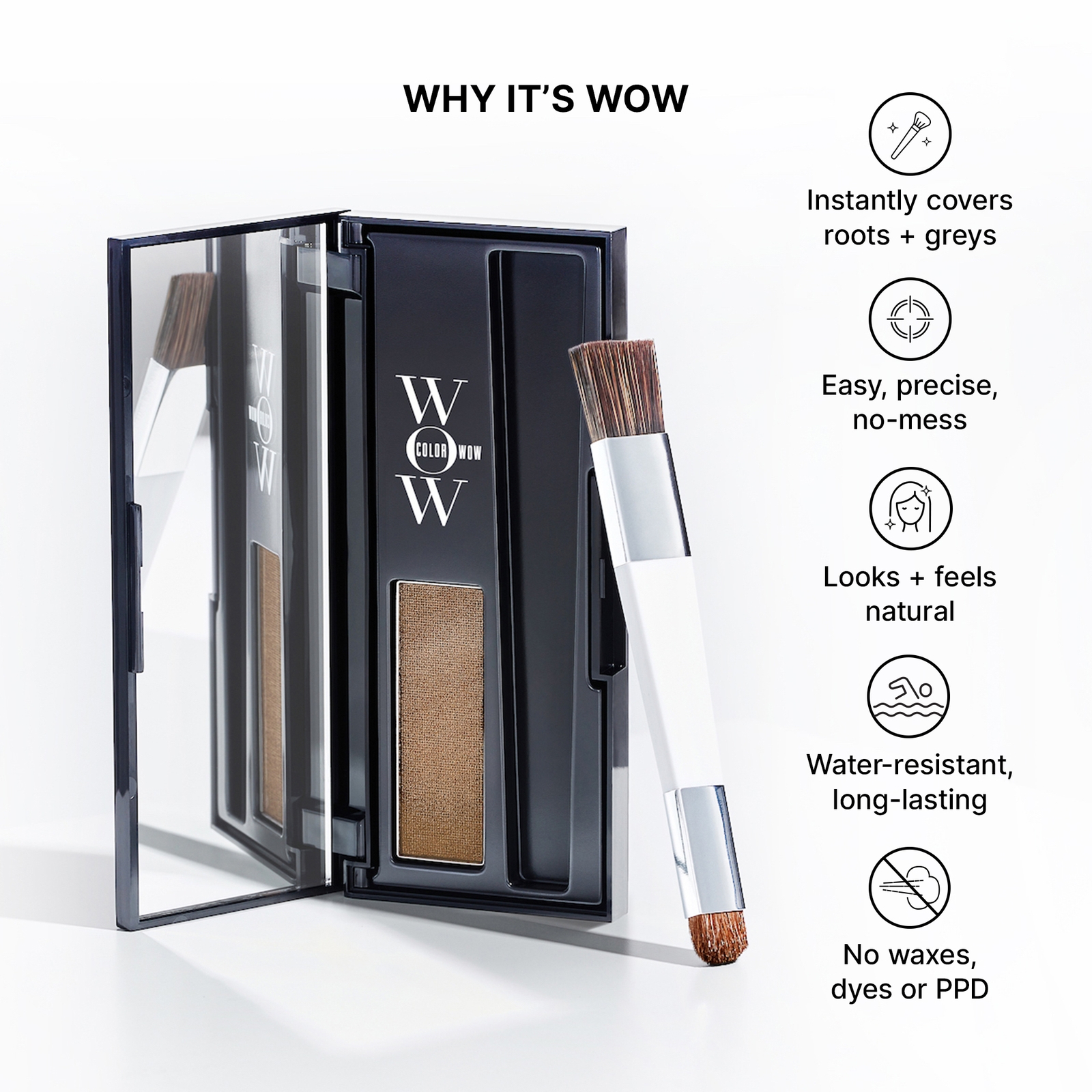 Thumbnail - Color Wow Root Cover Up 1,9g - Dark Blonde