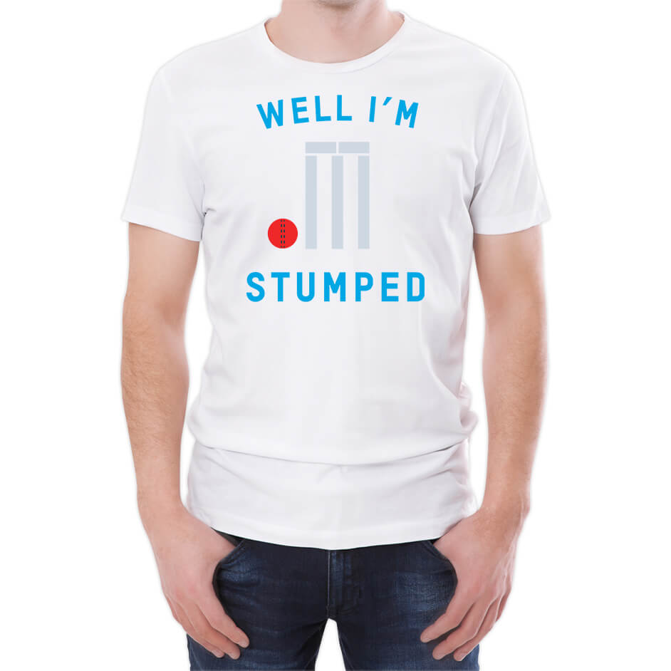 Well I'm Stumped Men's White T-Shirt - S - White