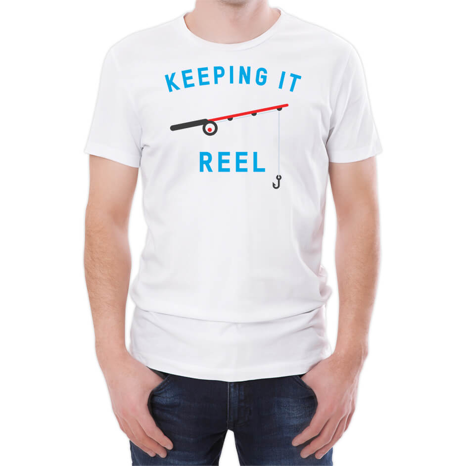 Keeping It Reel Men's White T-Shirt - S