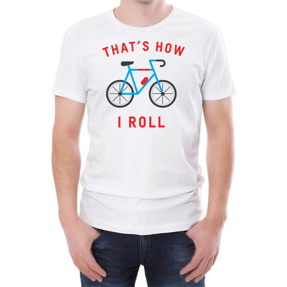That's How I Roll Men's White T-Shirt - S - White