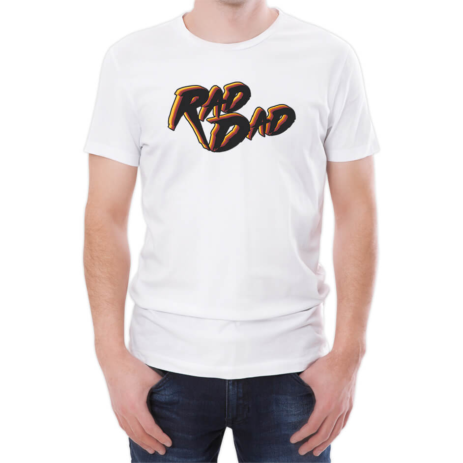 Rad Dad Men's White T-Shirt - S