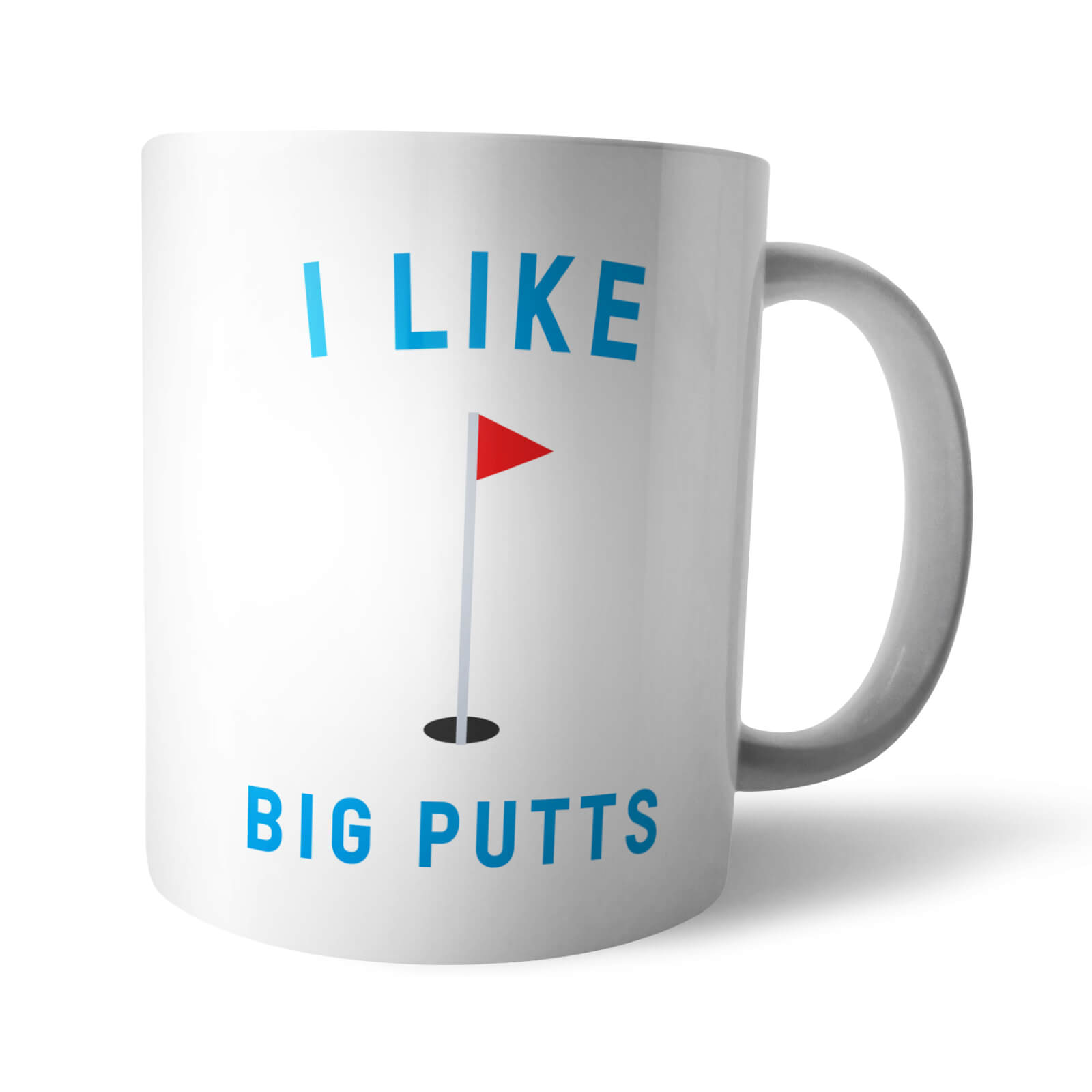 I Like Big Putts White Mug