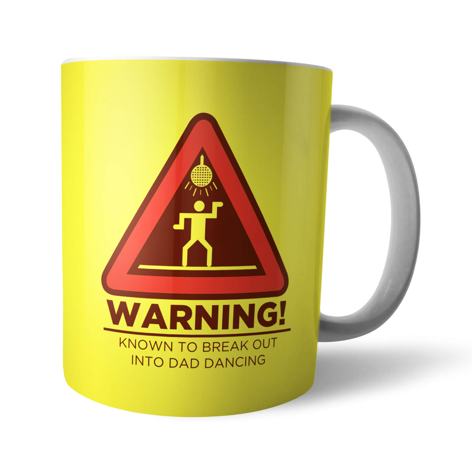 Warning Dad Dancing Mug