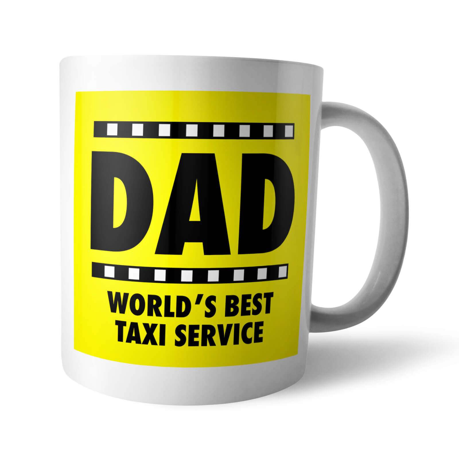 Yellow Dad Taxi Mug