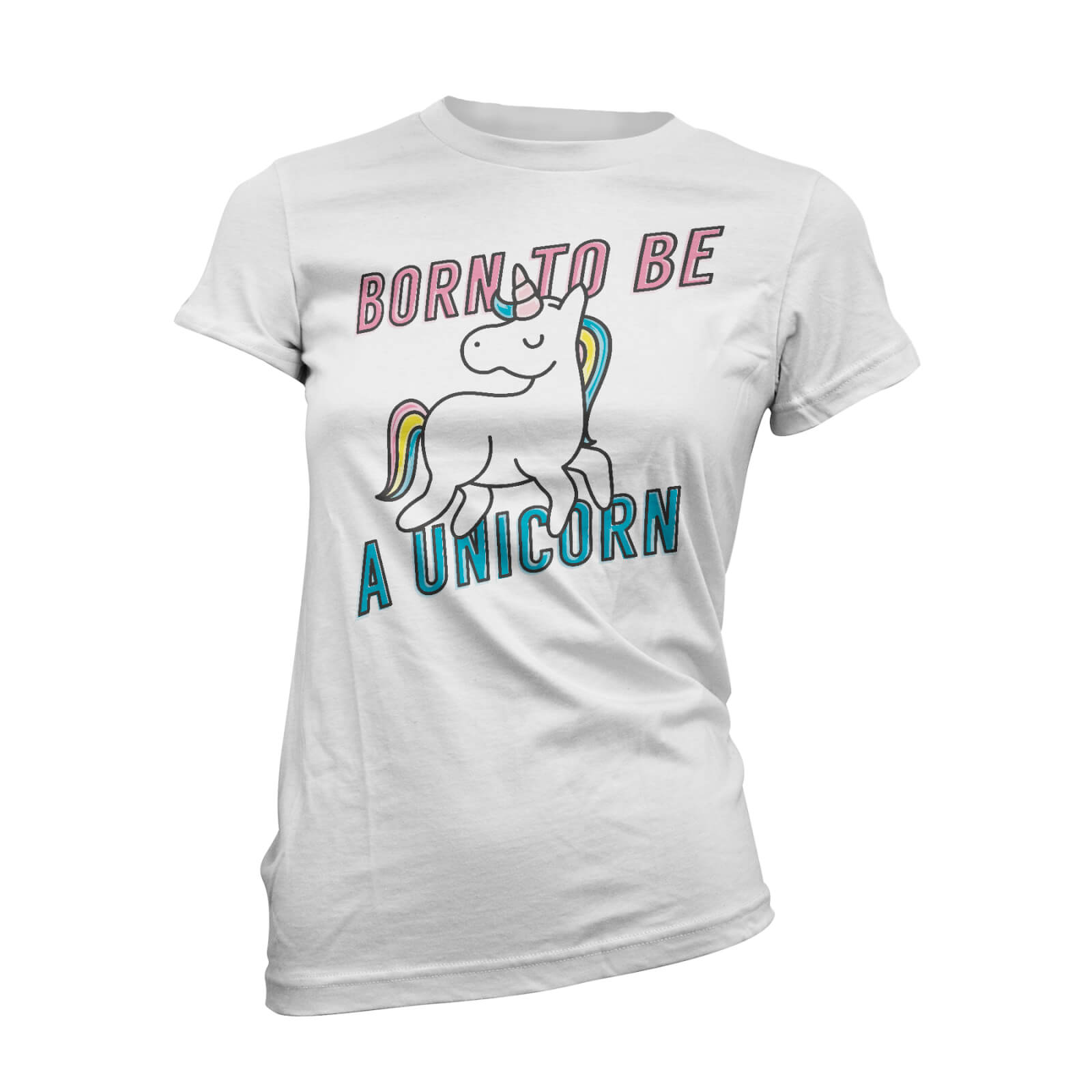 Born To Be A Unicorn Women's White T-Shirt - S - White