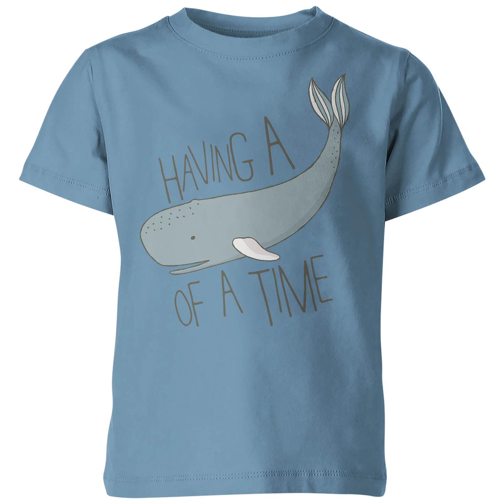 My Little Rascal Having a Whale of a Time Kids' T-Shirt - Light Blue - 3-4yrs - Blue