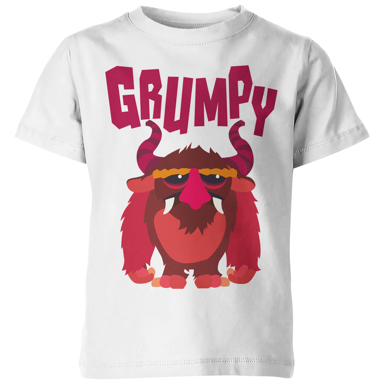 My Little Rascal Kids Grumpy White T-Shirt - 3-4 Years - White