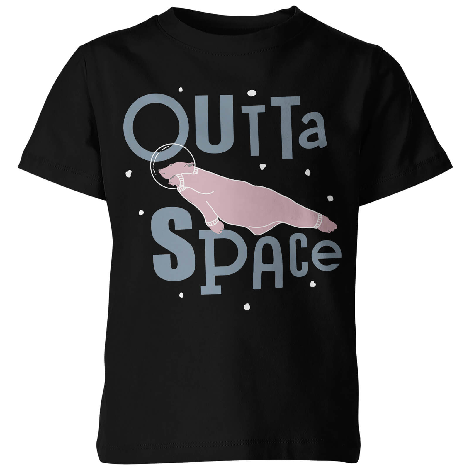My Little Rascal Kids Outta Space Black T-Shirt - 3-4 Years - Black
