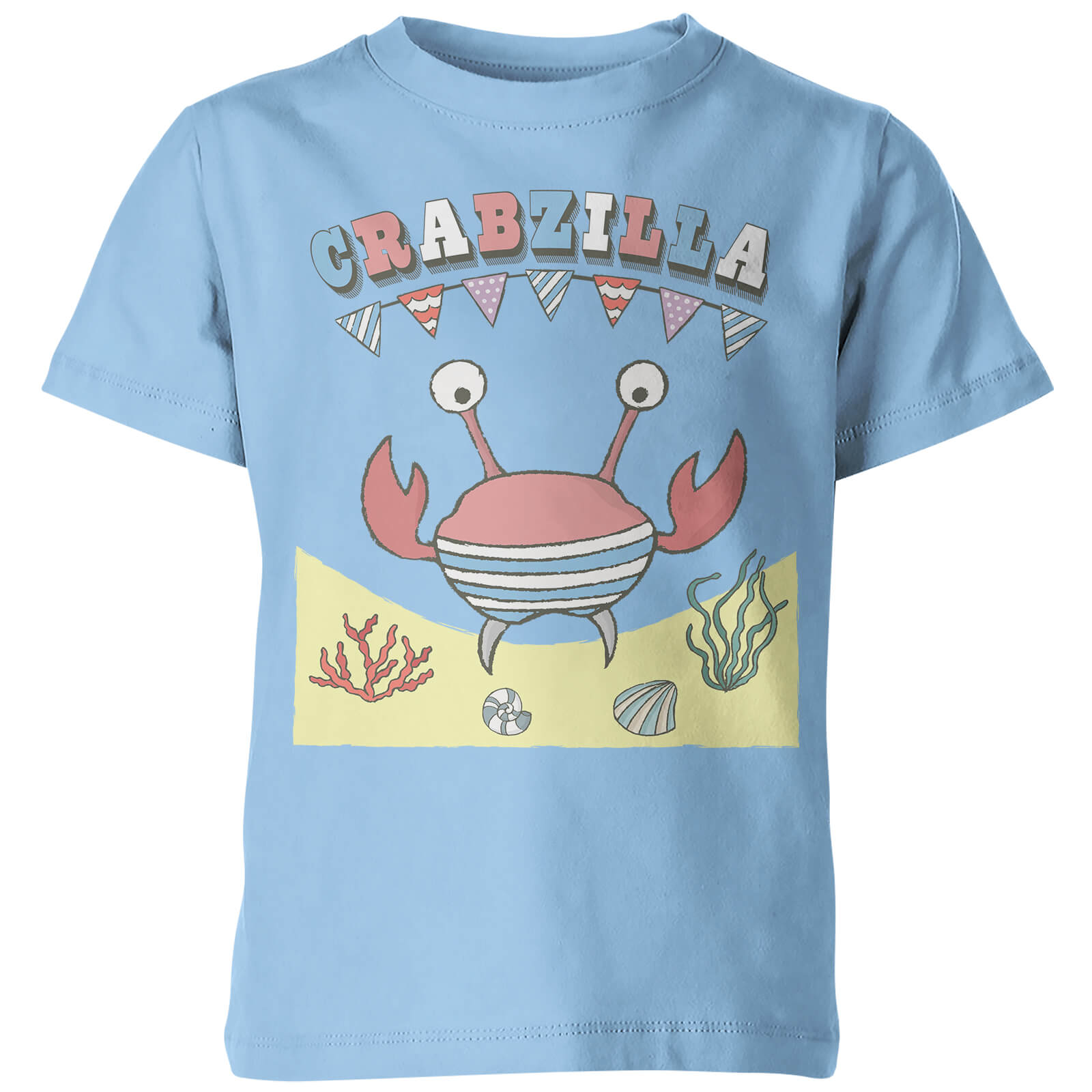 My Little Rascal Crabzilla Kids' T-Shirt - Light Blue - 3-4yrs - Blue