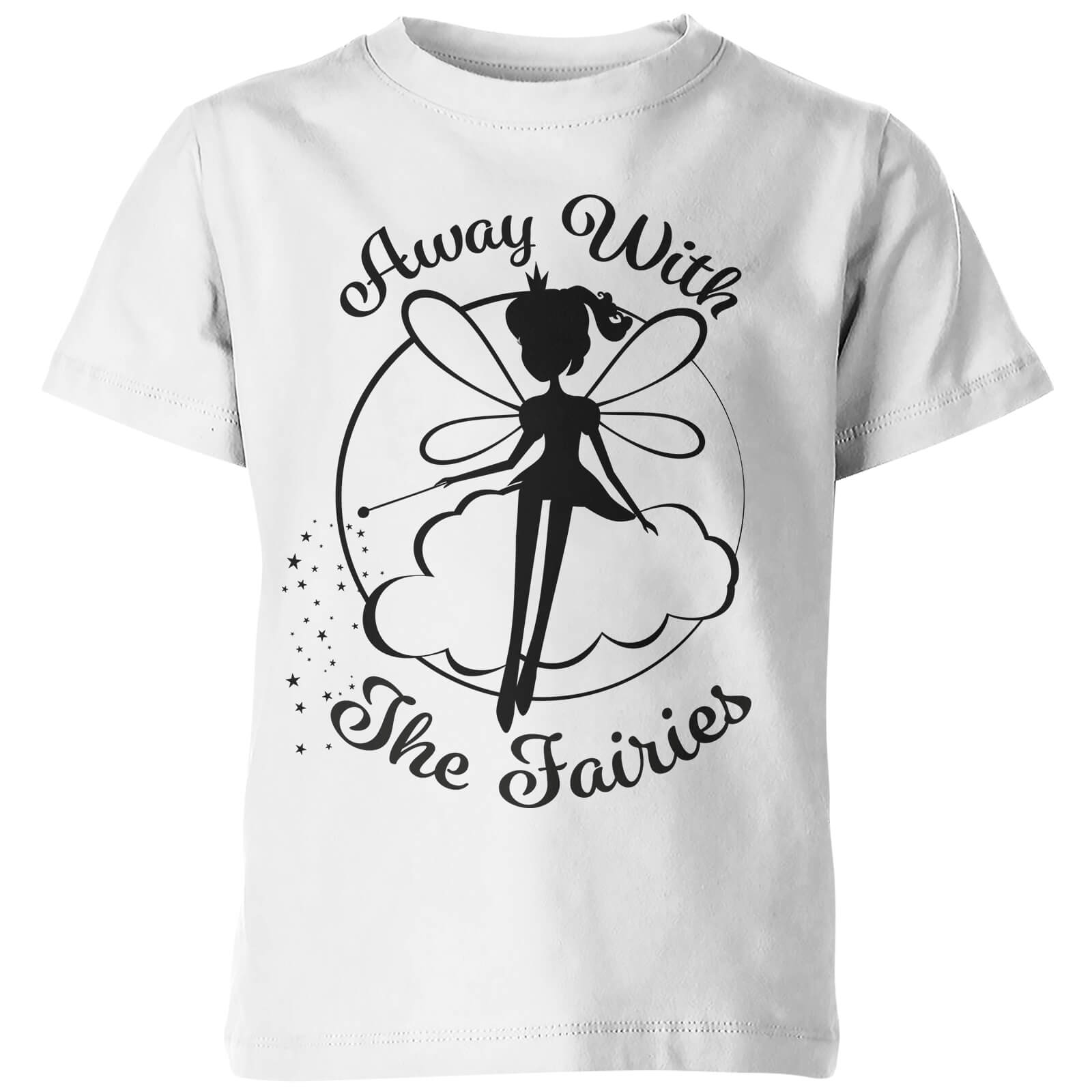 My Little Rascal Away With The Fairies Kids' White T-Shirt - 3-4yrs - White
