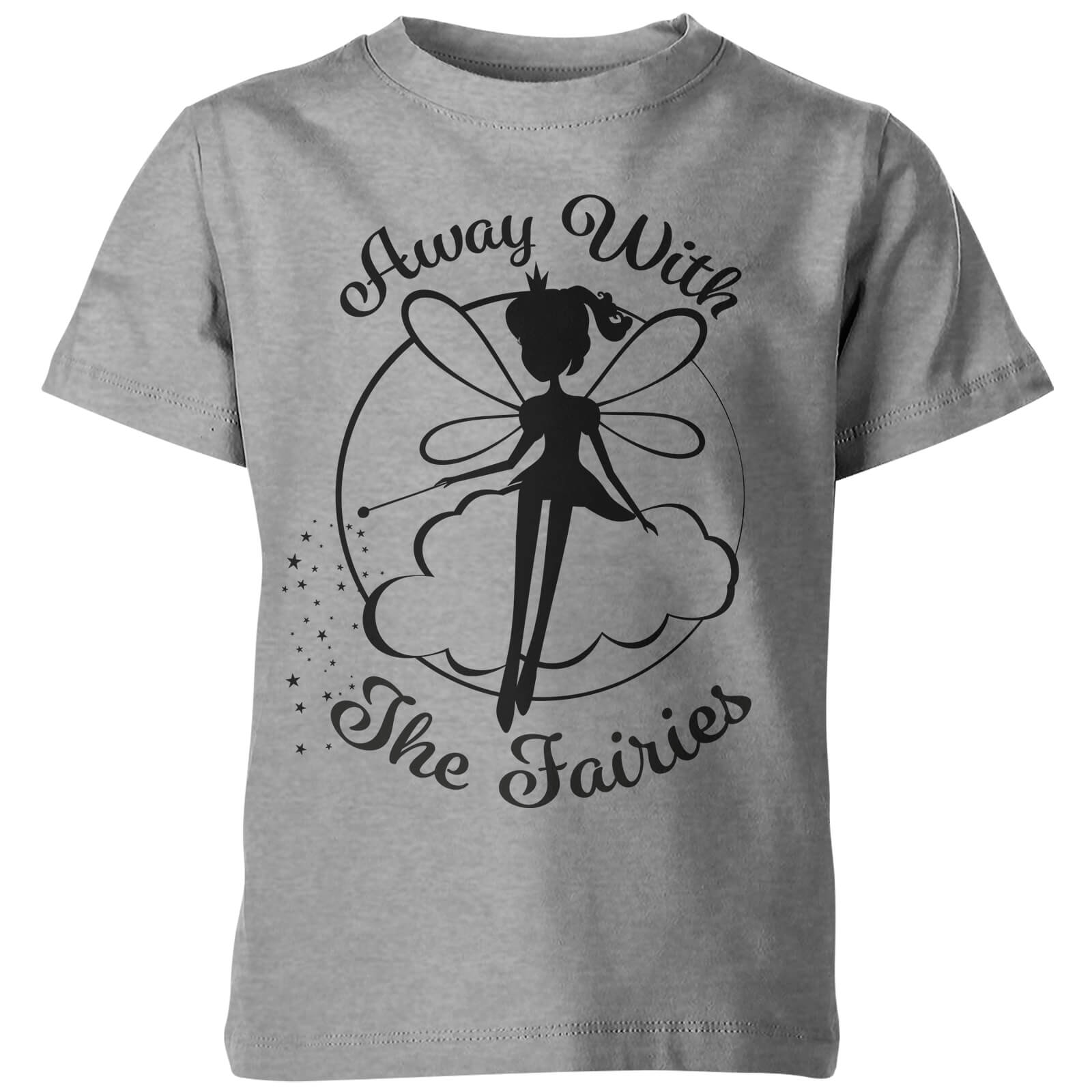 My Little Rascal Away With The Fairies Kids' Grey T-Shirt - 3-4yrs