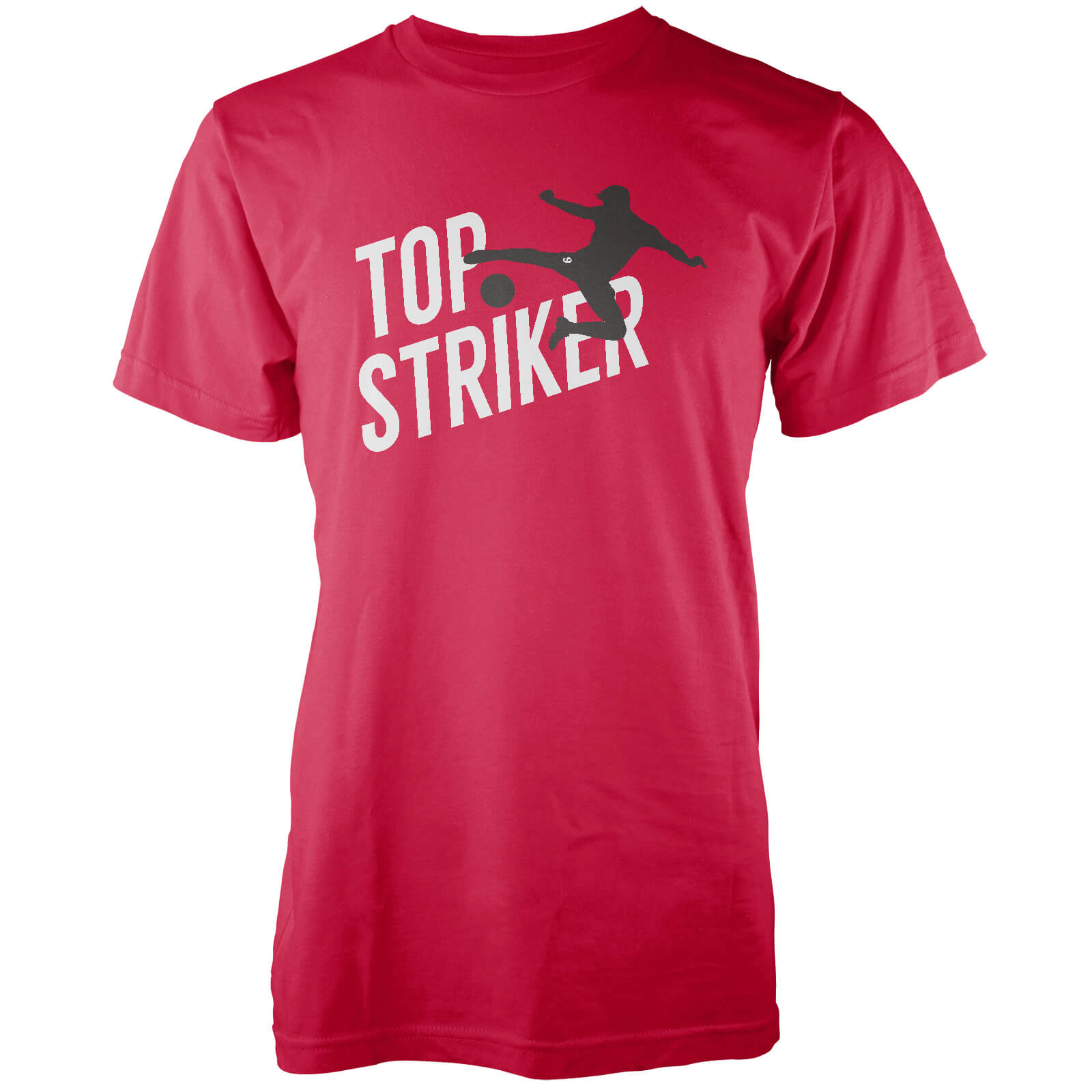Top Striker Men's Red T-Shirt - S - Red