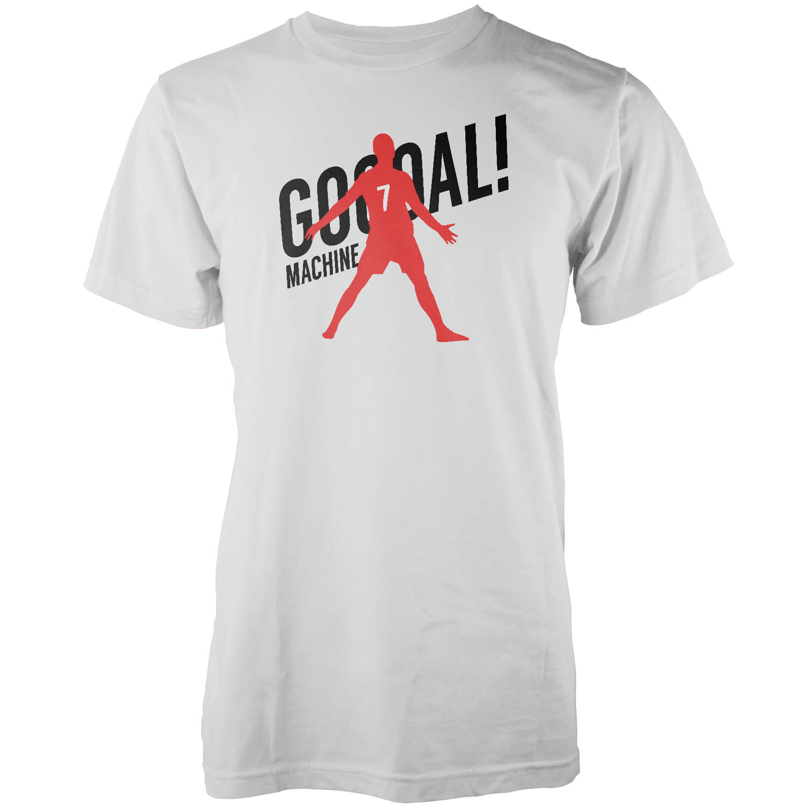 Goal Machine Men's White T-Shirt - S - White