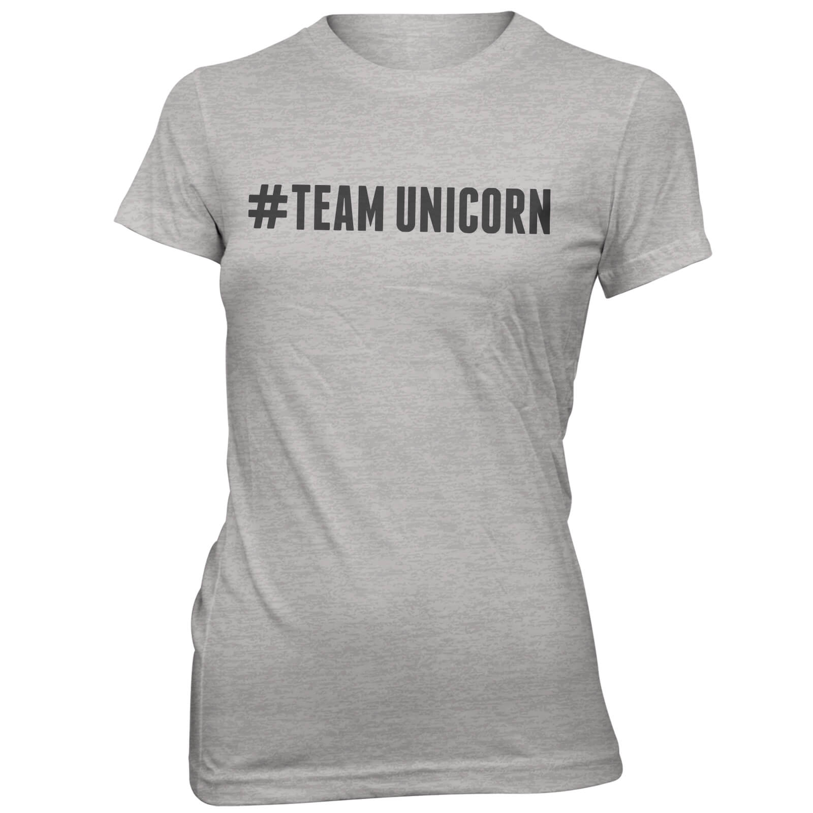 Hashtag Team Unicorn Women's Grey T-Shirt - S - Grey