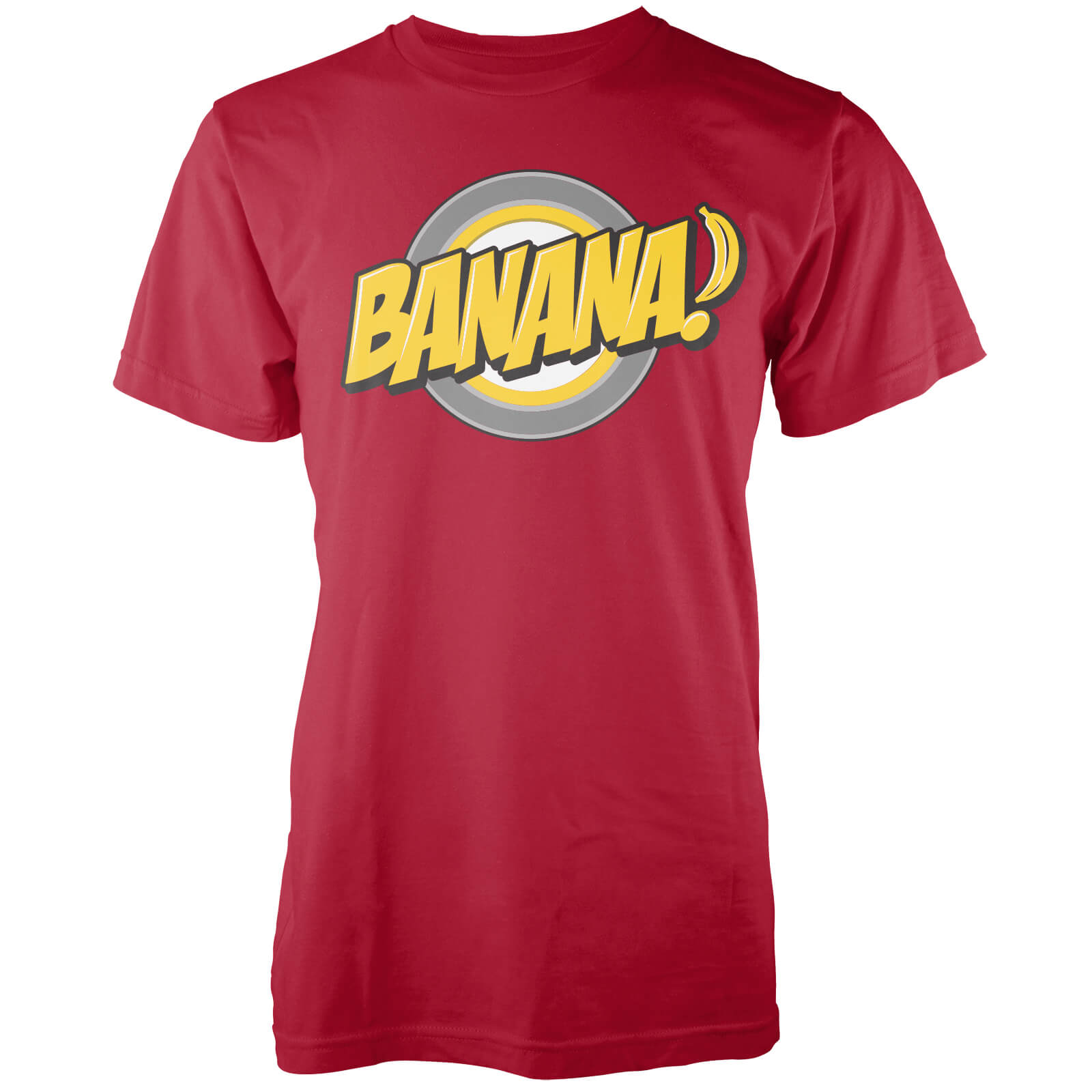 Banana Men's Red T-Shirt - S - Red