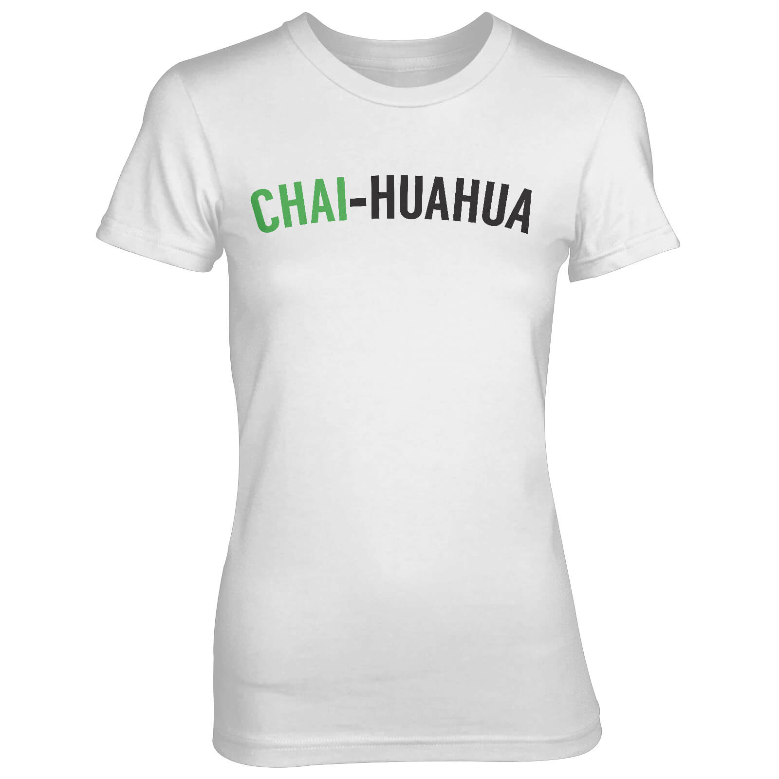 Chai-huahua Women's White T-Shirt - S - White