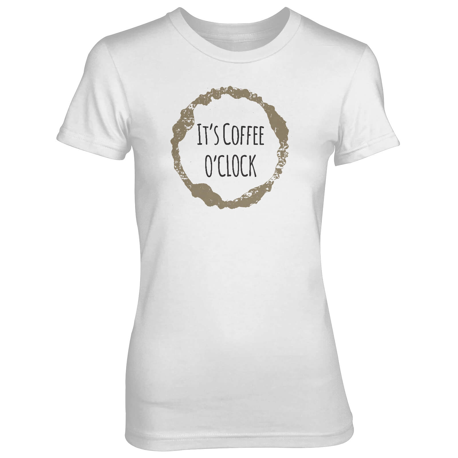 It's Coffee O'Clock Women's White T-Shirt - S - White