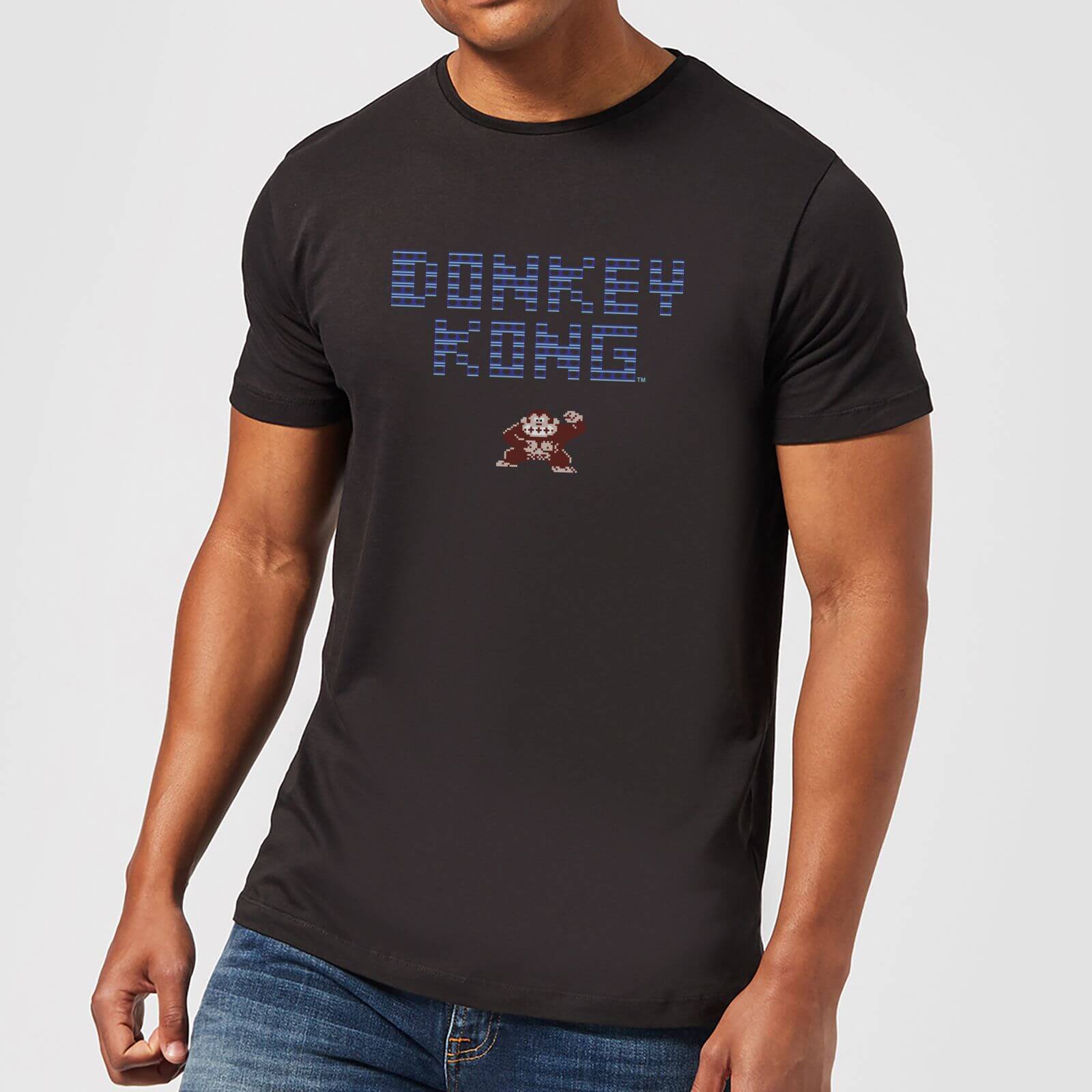 

T-Shirt Homme Logo Rétro Donkey Kong Nintendo - Noir - L