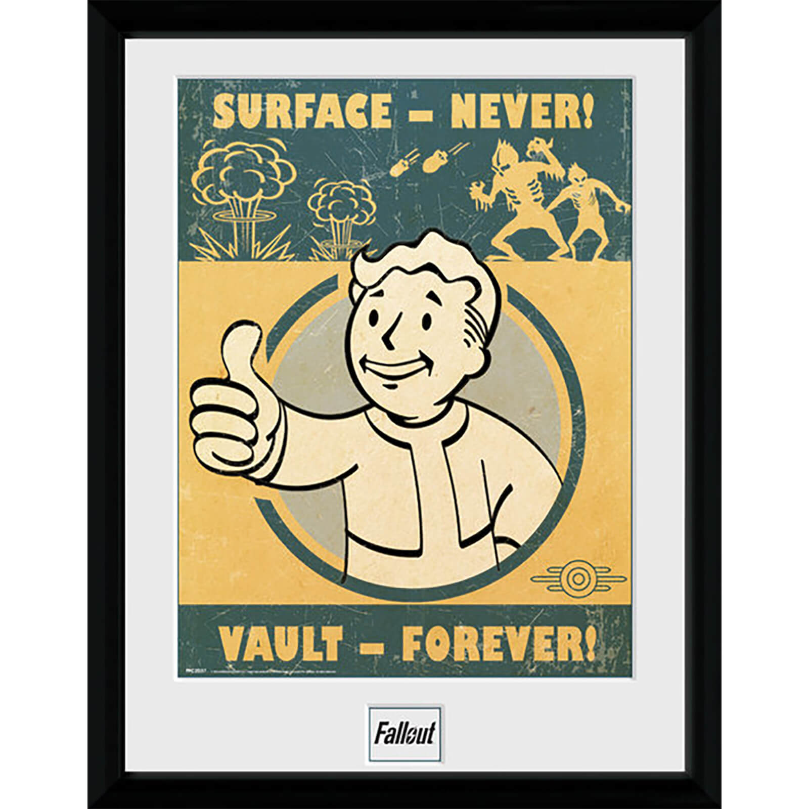 Fallout 4 Vault Forever - 16 x 12 Inches Framed Photograph
