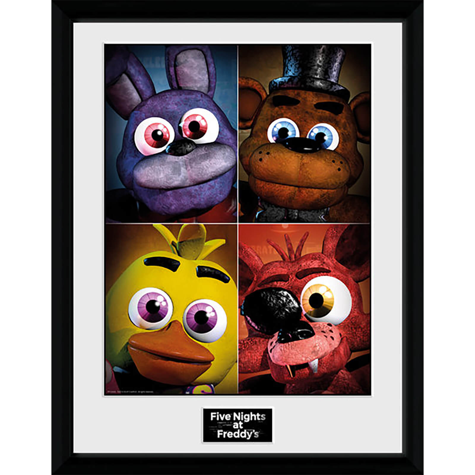 Five Nights at Freddy's Quad - 16 x 12 Inches Framed Photograph