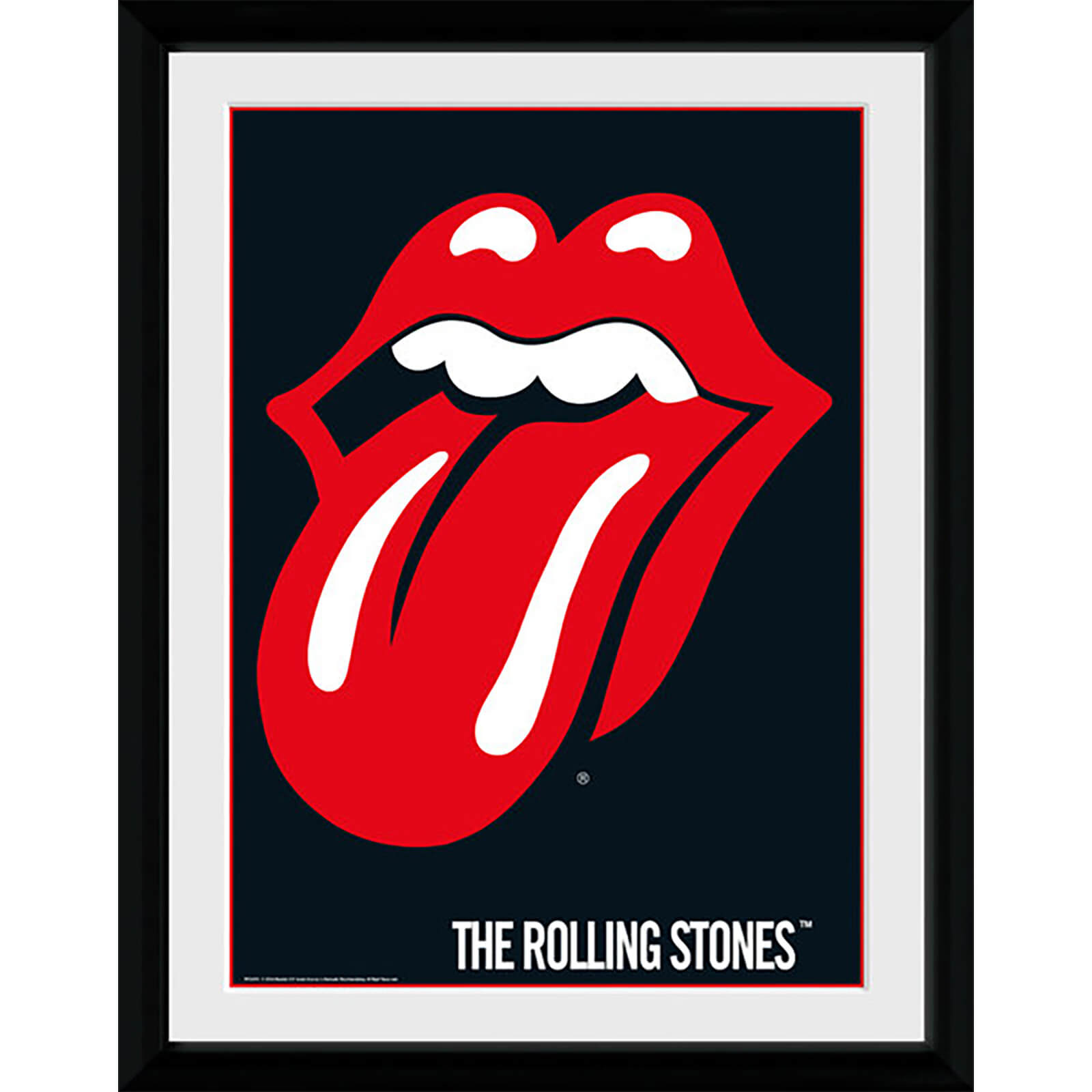 The Rolling Stones Lips - 16 x 12 Inches Framed Photograph
