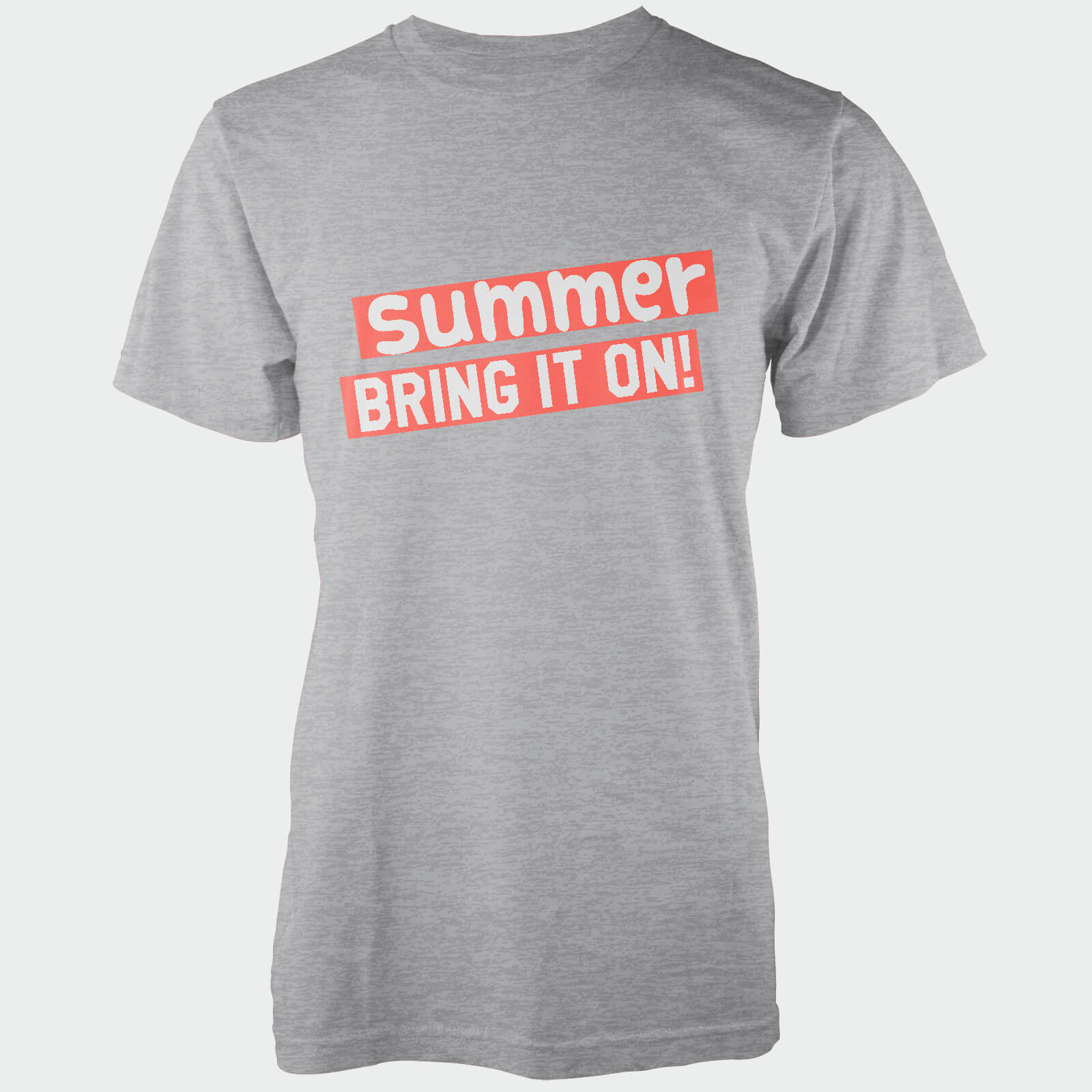 Summer Bring It On! Grey T-Shirt - S - Grey