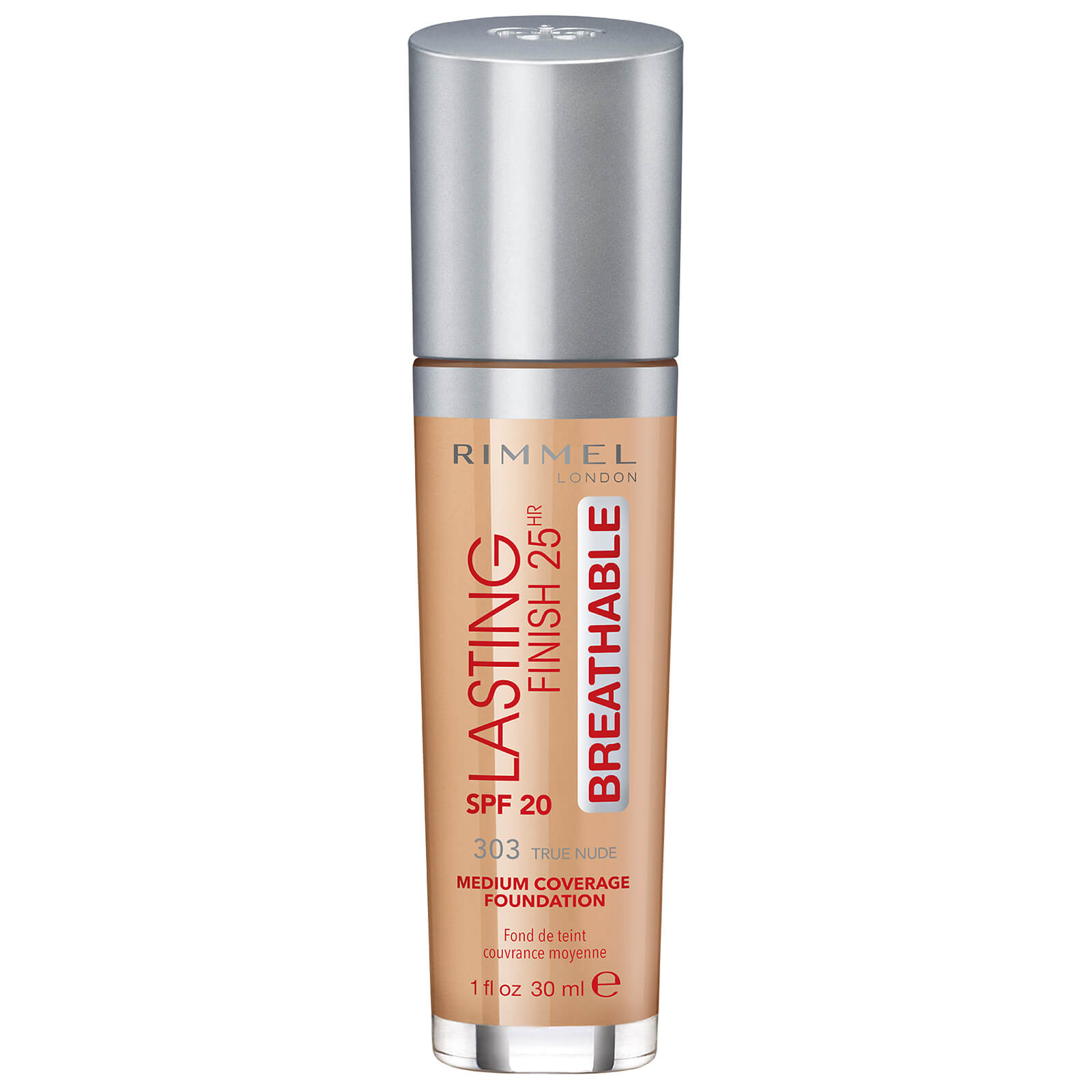 

Тональная основа Rimmel Lasting Finish Breathable Foundation 30 мл (различные оттенки) - True Nude