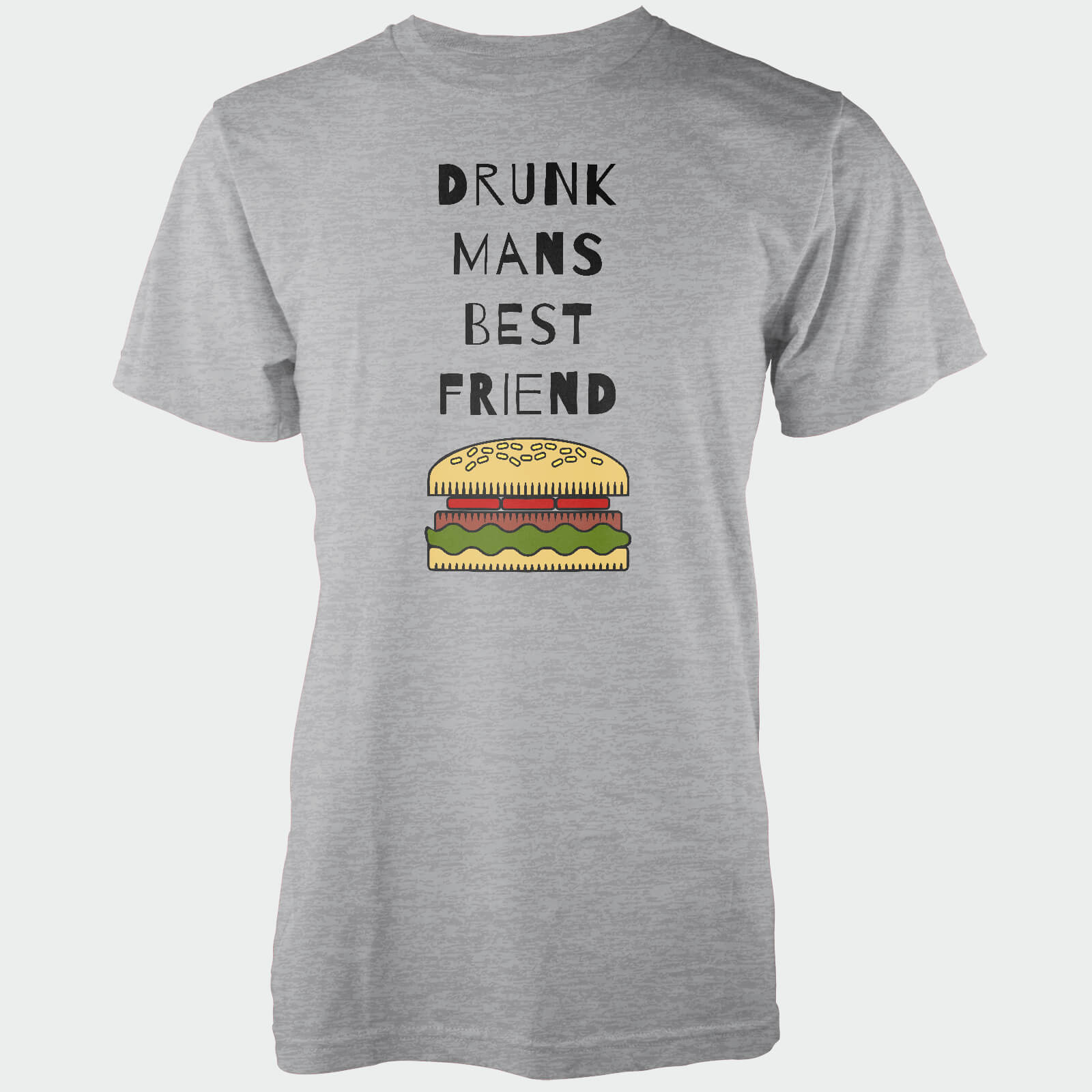 Drunk Man's Best Friend T-Shirt - S - Grey