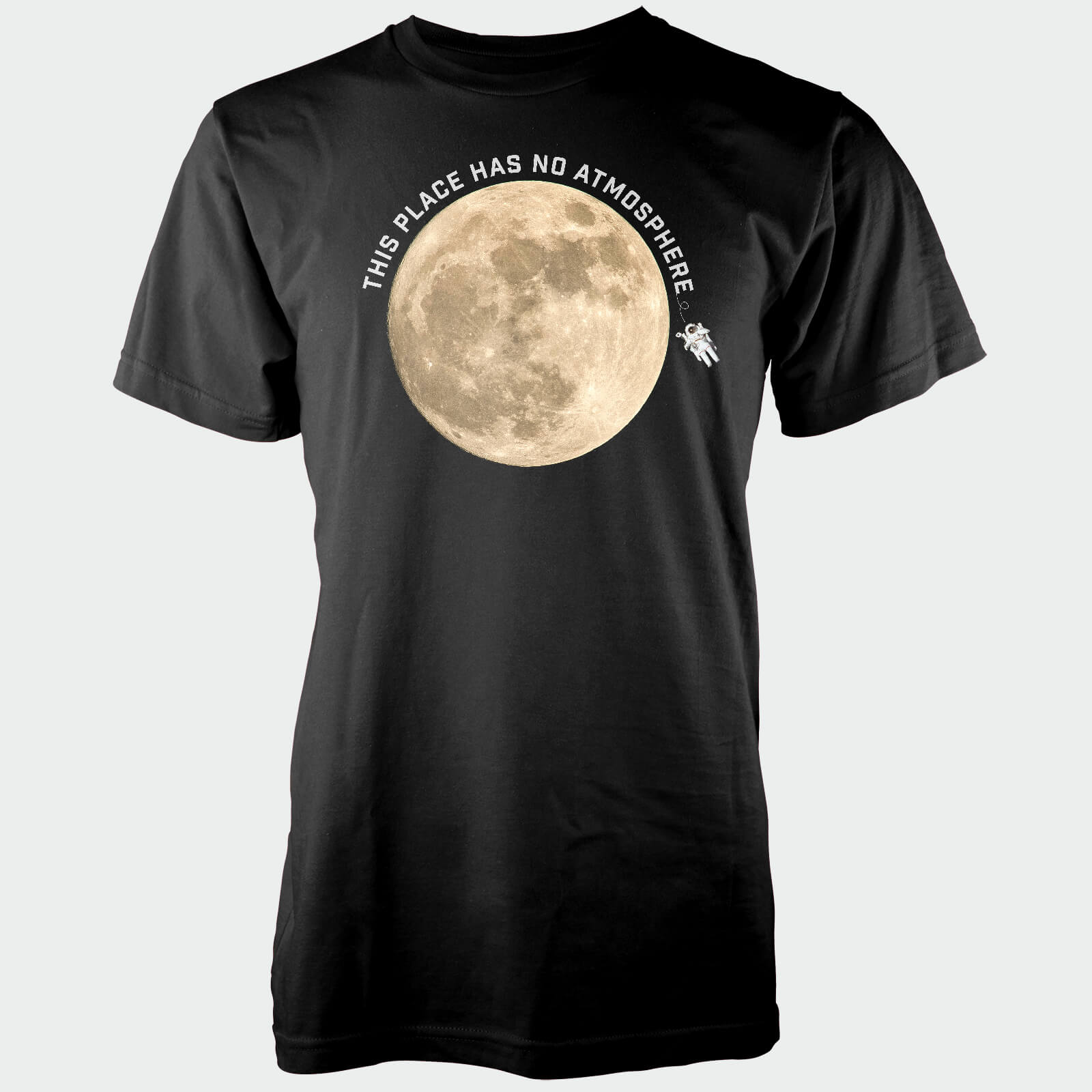 This Place Has No Atmosphere Black T-Shirt - S