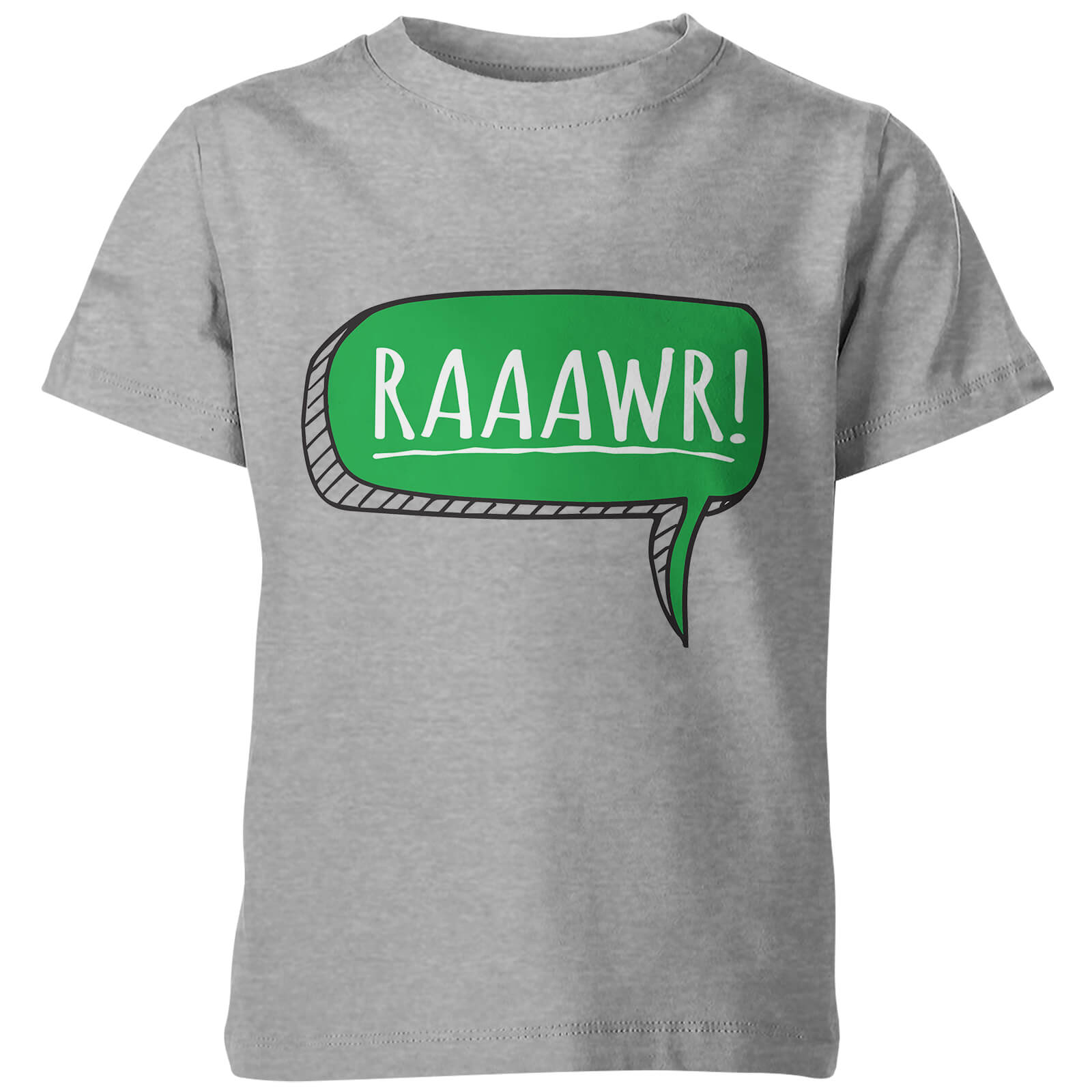 My Little Rascal Kids Dinosaur Rawr! Grey T-Shirt - 3-4 Years - Grey