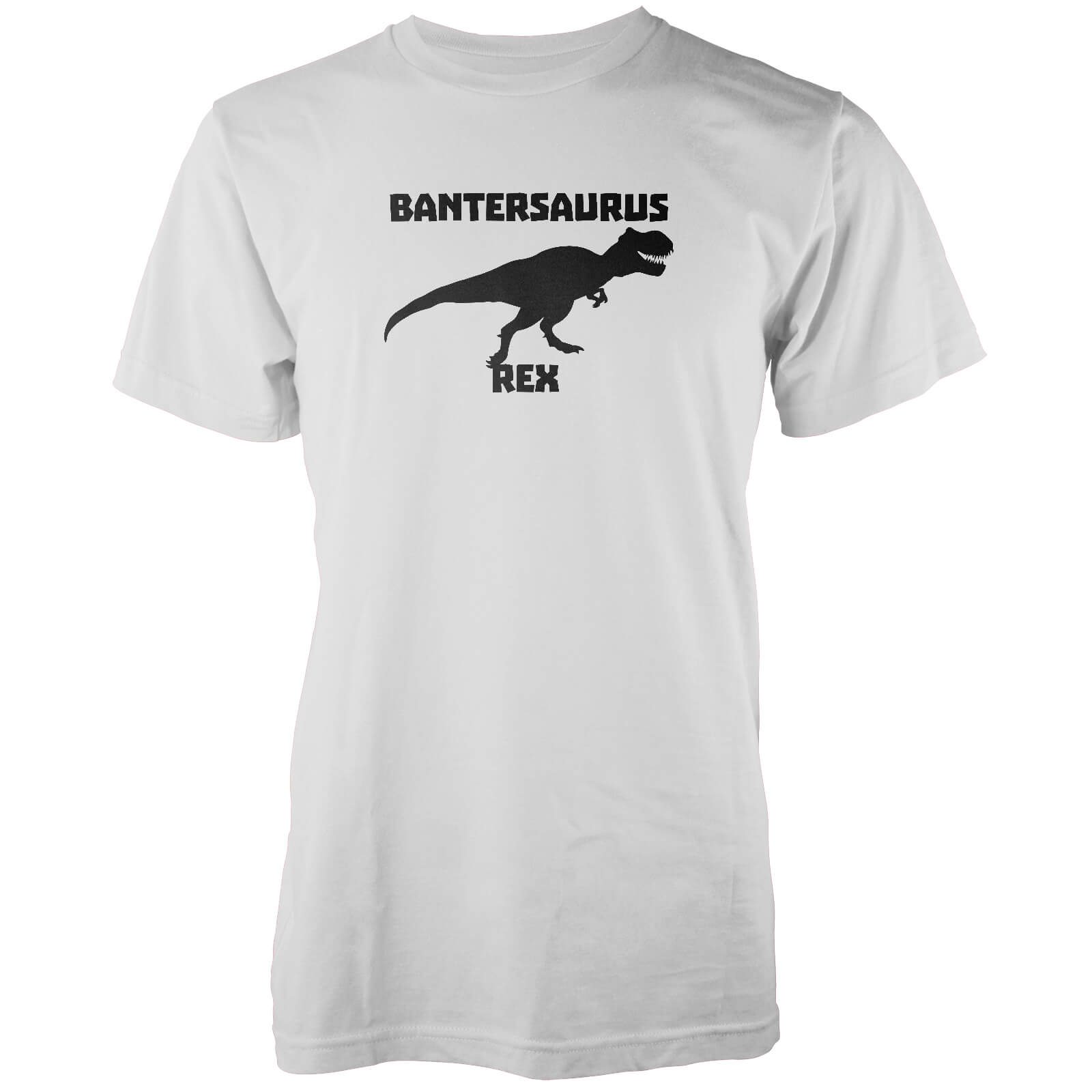 Bantersaurus Rex White T-Shirt - S - White