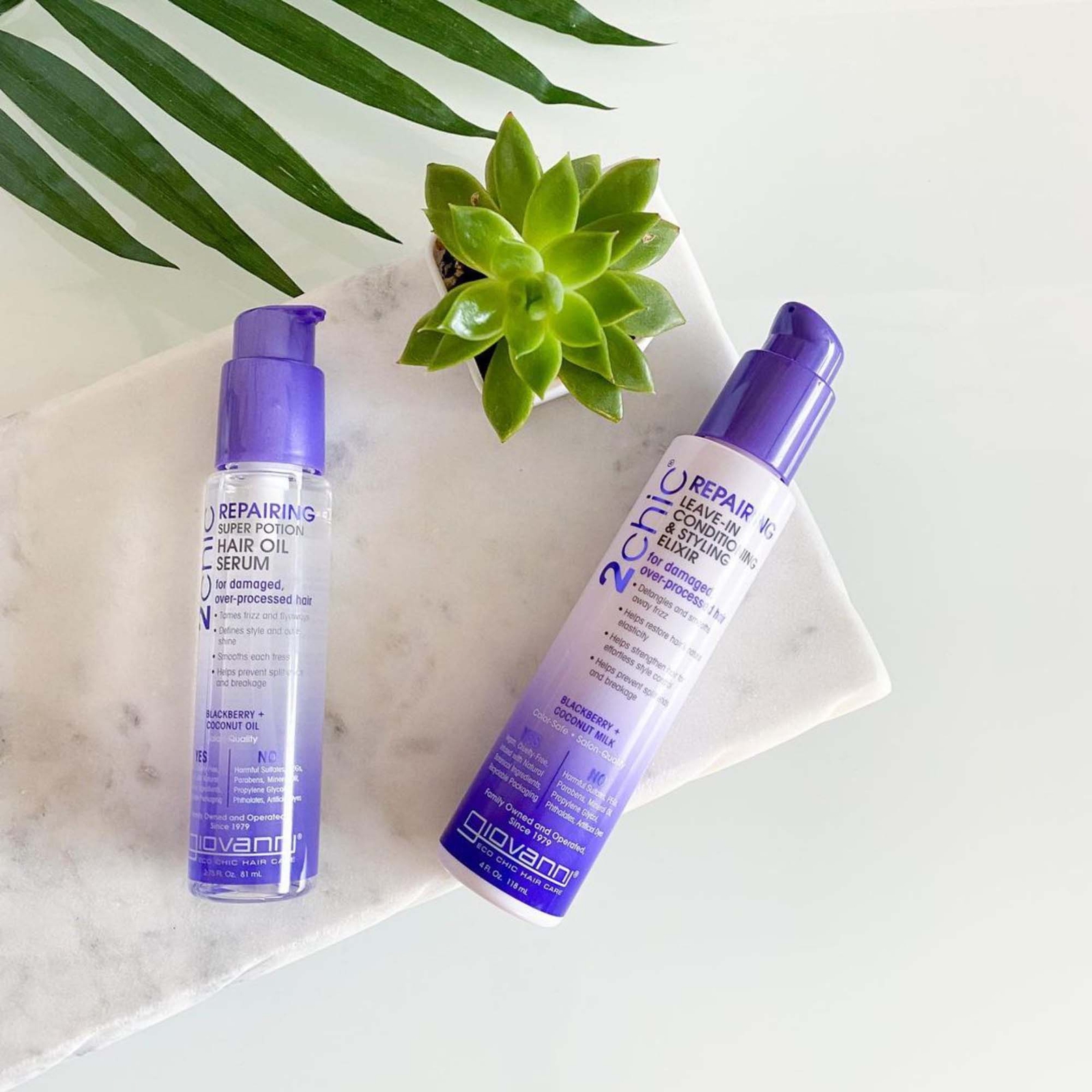 Thumbnail - Giovanni 2chic Repairing Leave In Conditioning & Styling Elixir 118 ml