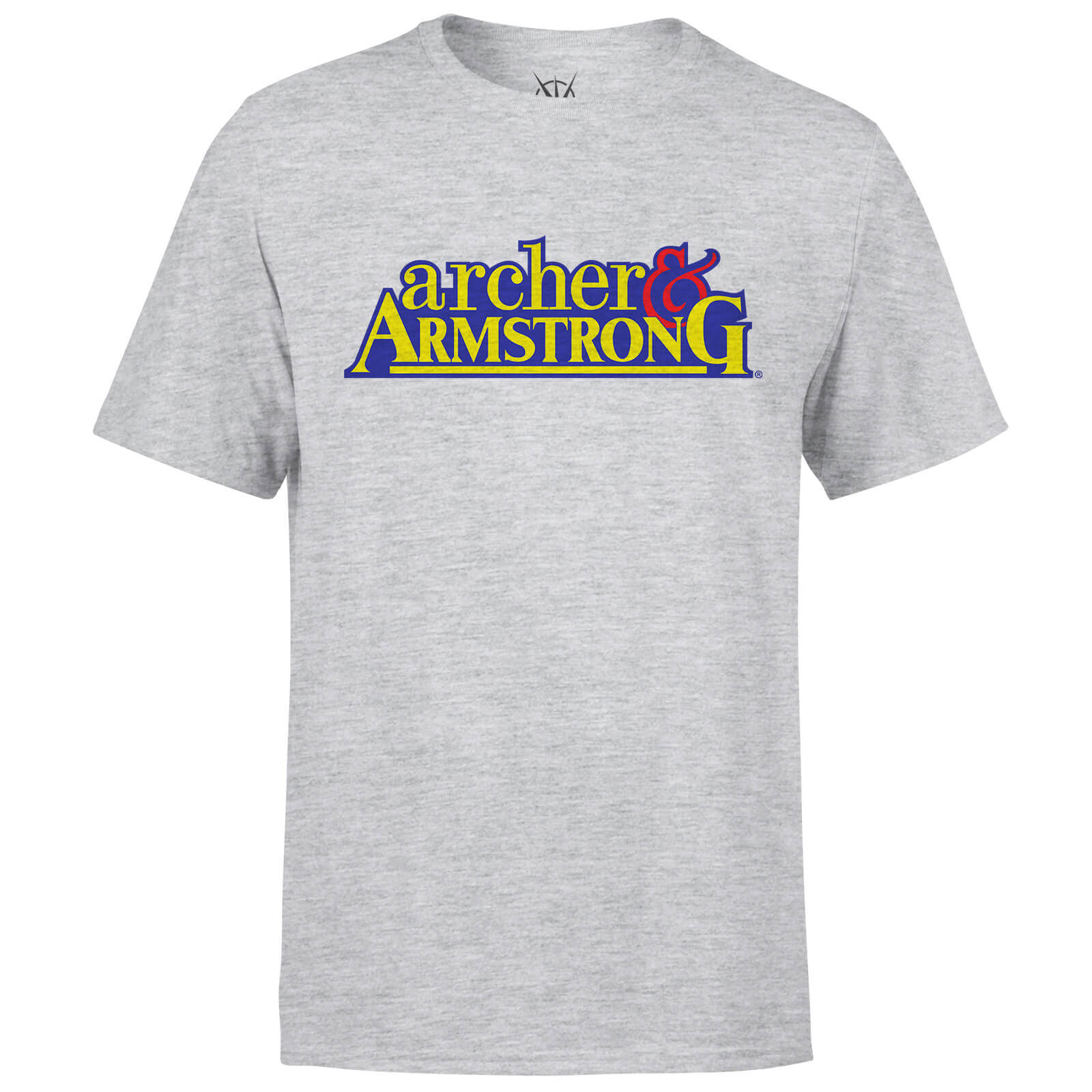 Valiant Comics Classic Archer and Armstrong Logo T-Shirt - S - Grey