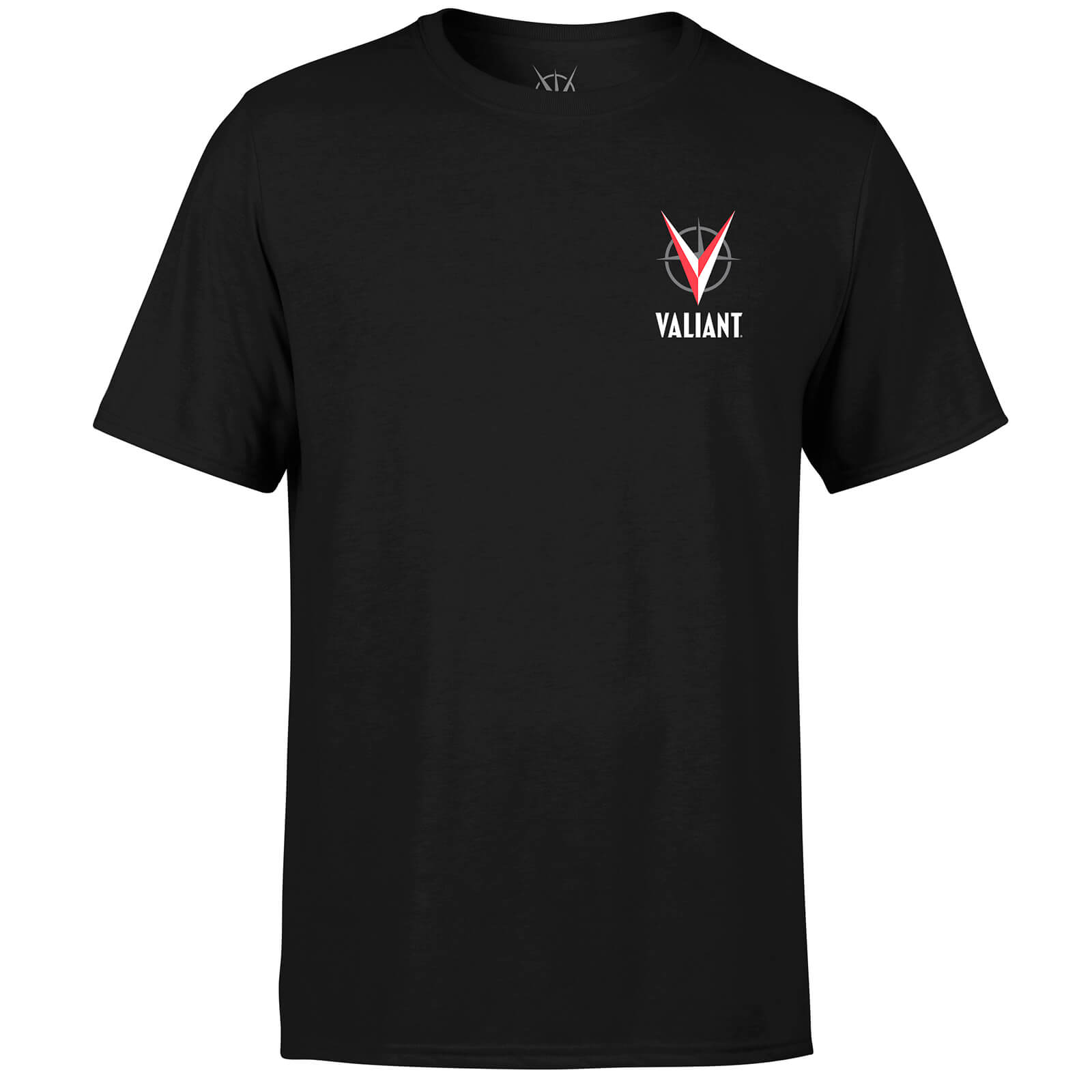 Valiant Comics Logo Pocket T-Shirt - Black - S - Black