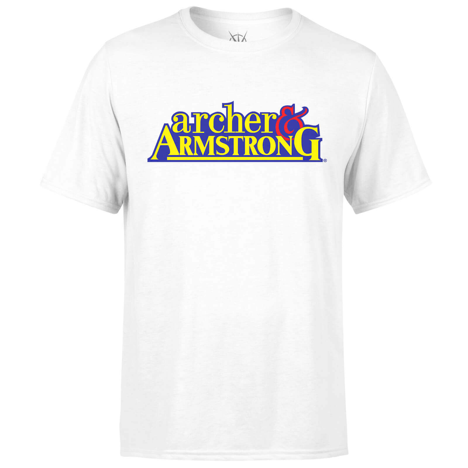 Image of Valiant Comics Classic Archer and Armstrong Logo T-Shirt - S - Weiß