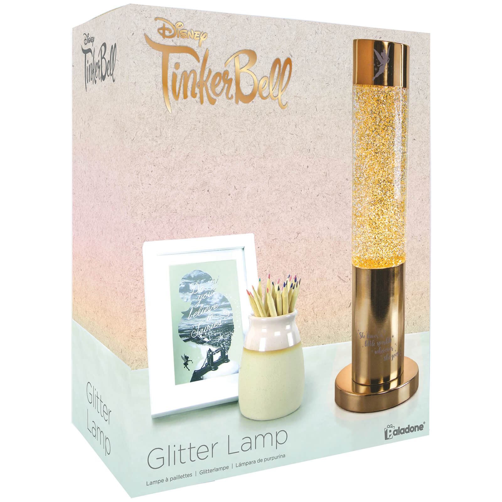 Lampe à Paillettes Fée Clochette Disney