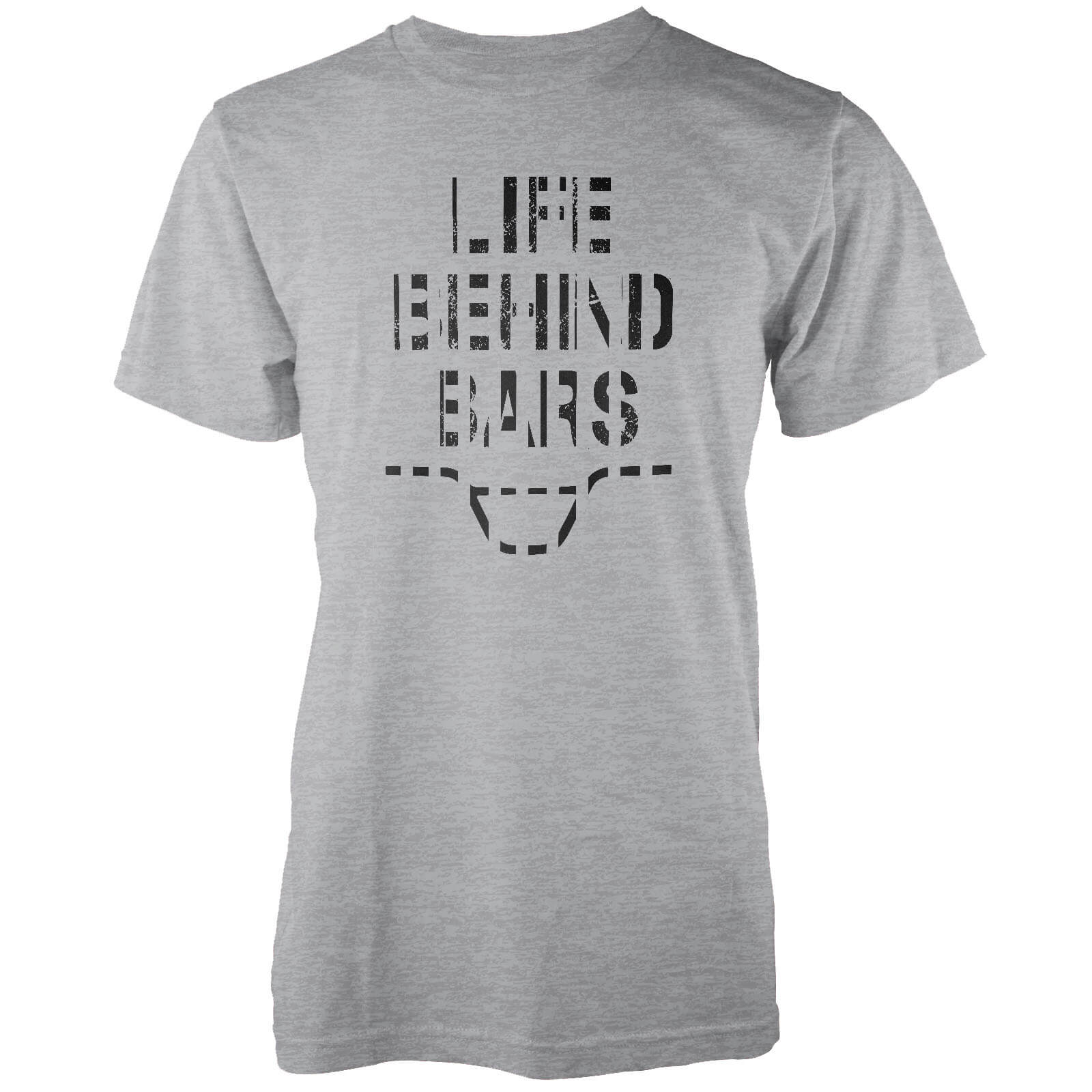 Life Behind Bars Grey T-Shirt - S - Grey