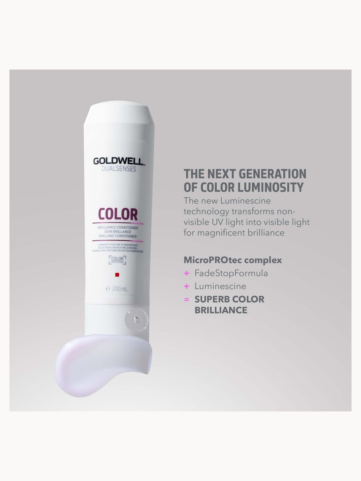 Goldwell Dualsenses Color Brilliance Conditioner, Anti-Colour Fading For Fine To Medium Hair 200ml 3