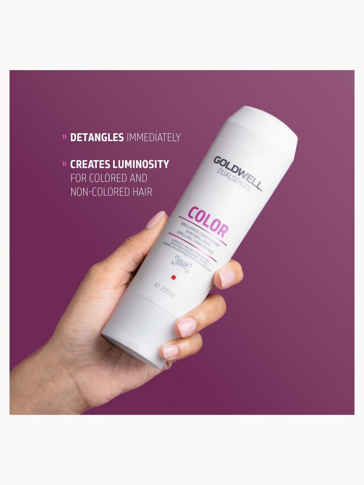 Goldwell Dualsenses Color Brilliance Conditioner, Anti-Colour Fading For Fine To Medium Hair 200ml 2