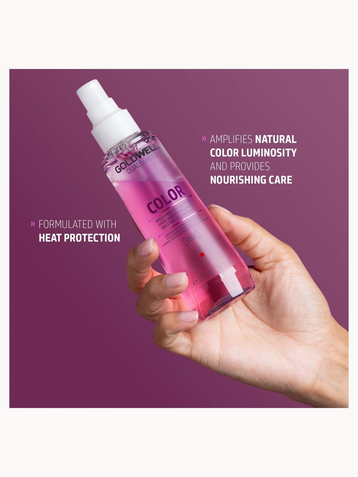 Goldwell Dualsenses Color Brilliance Serum Spray, Anti-Colour Fading For Fine To Medium Hair 150ml 2