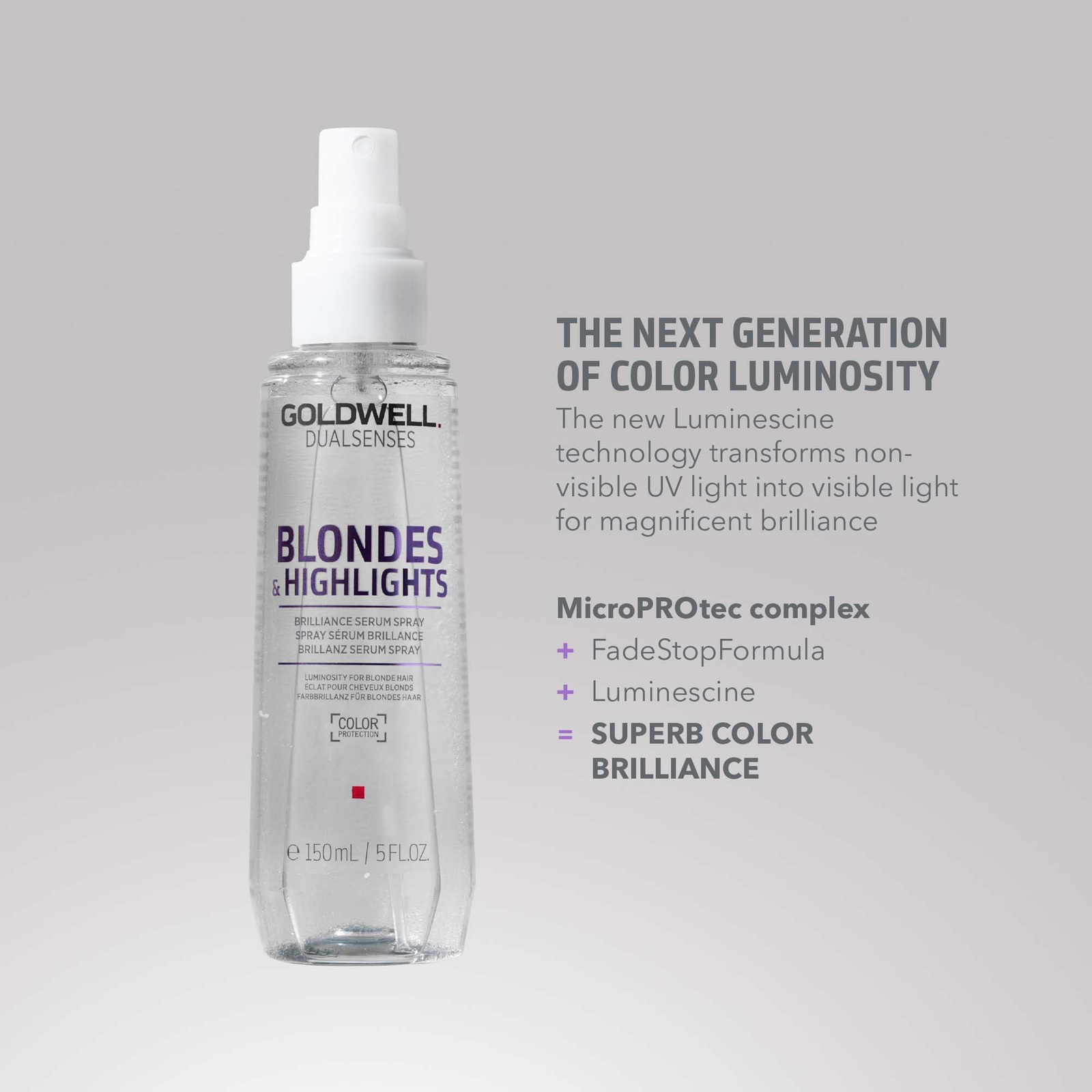 Thumbnail - Goldwell Dualsenses Blonde and Highlights Anti-Yellow Serum Spray 150ml