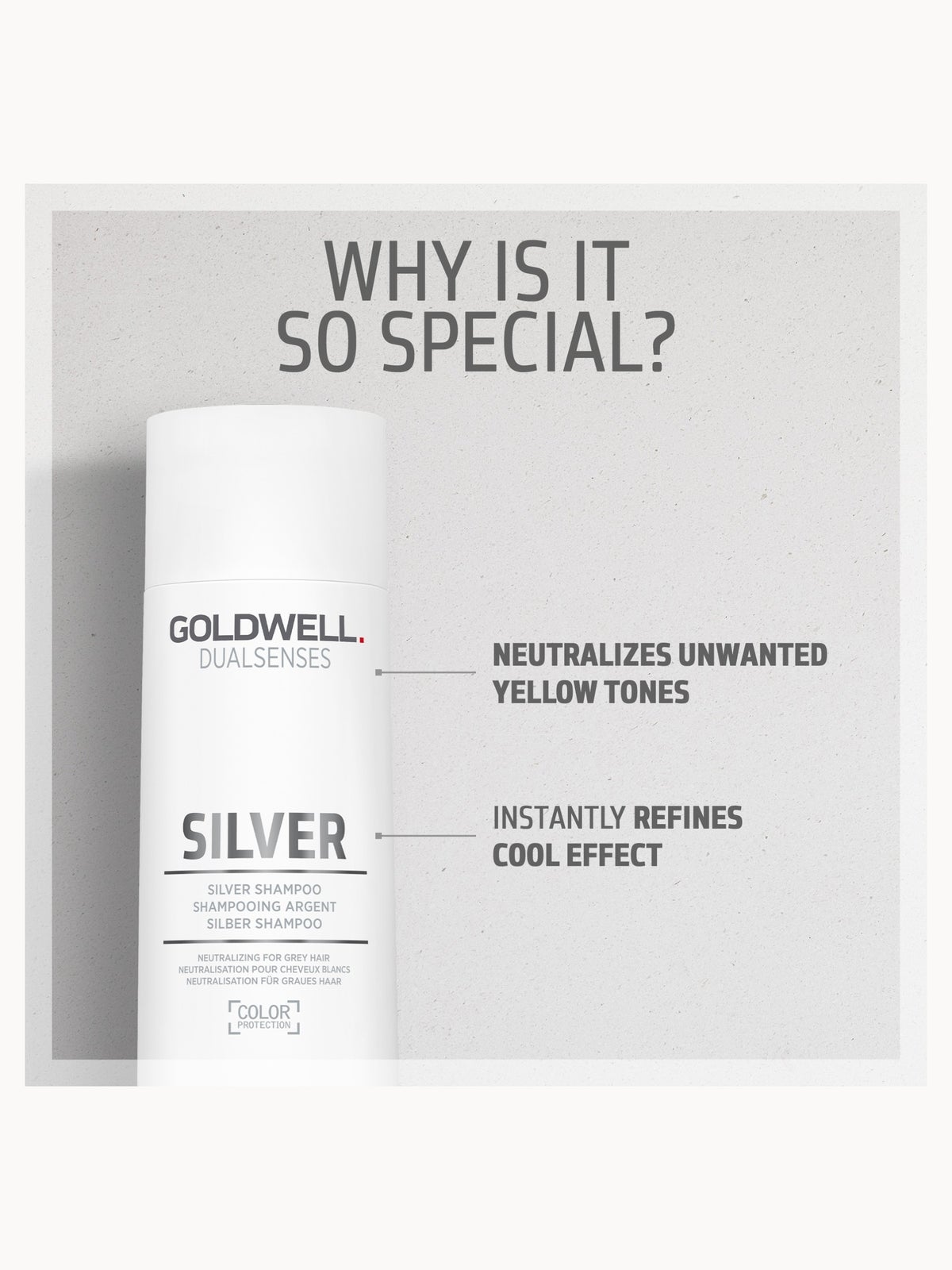Goldwell Dualsenses Silver Shampoo For Grey & Cool Blonde Hair 250ml 3