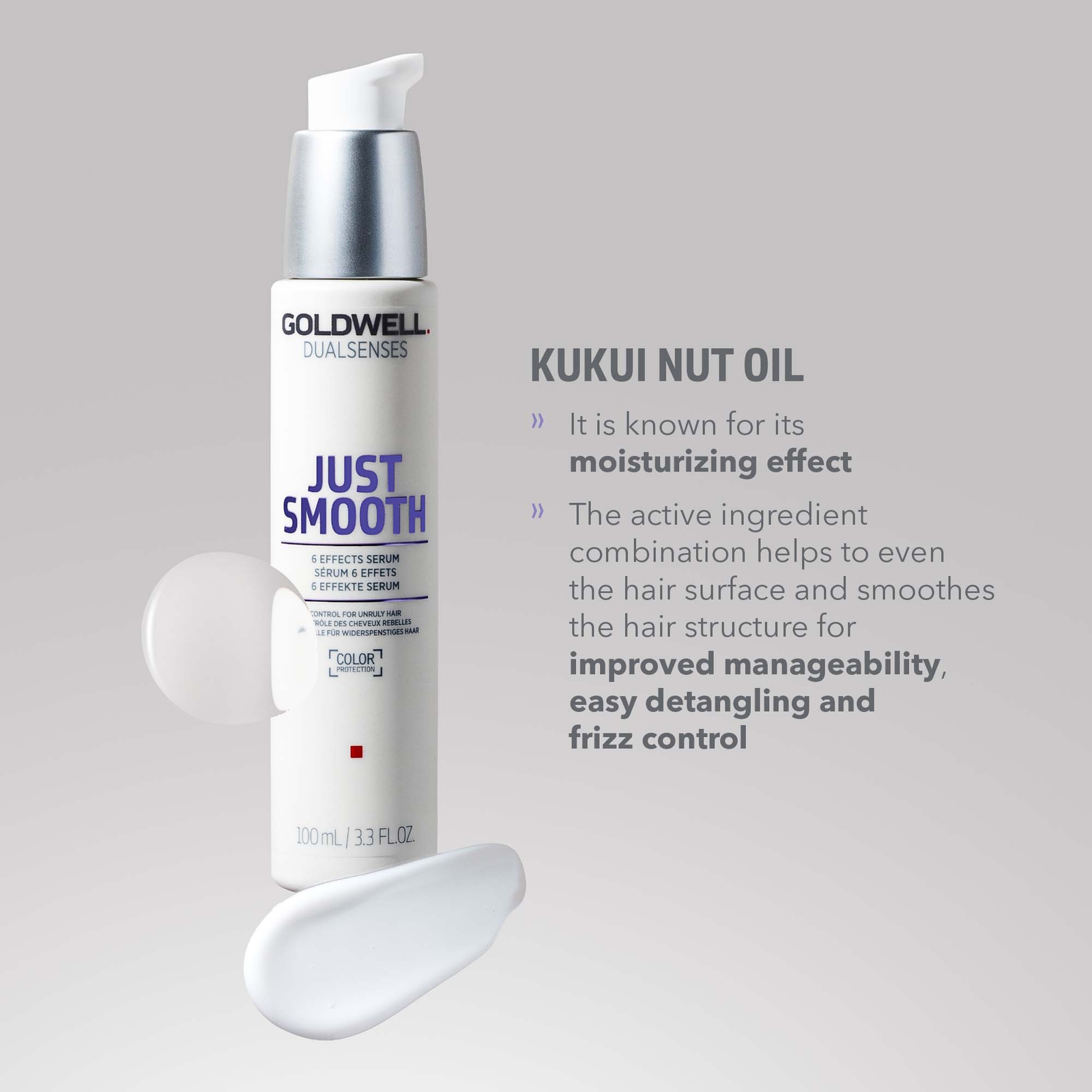 Thumbnail - Goldwell Dualsenses Just Smooth 6 Effects Serum 100ml